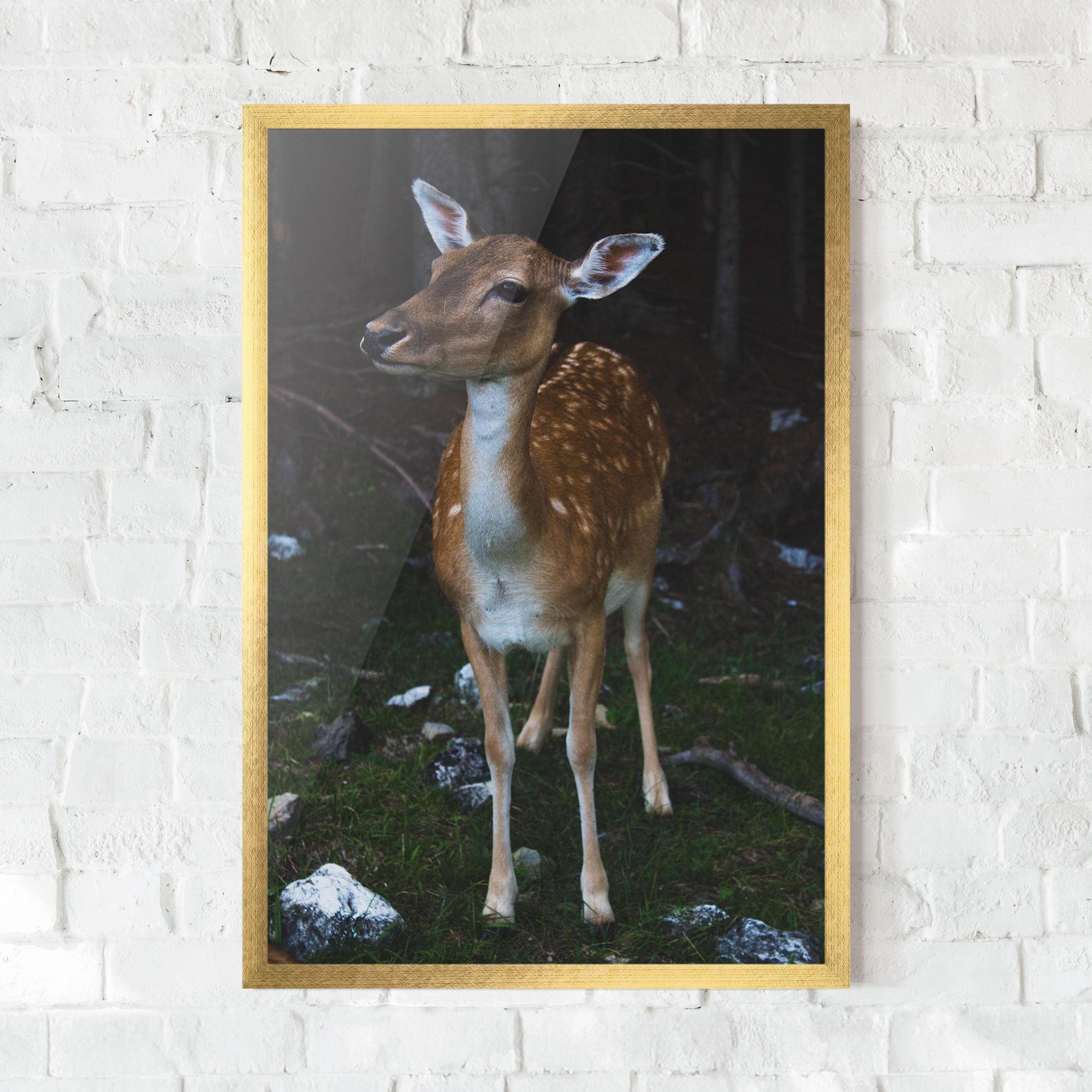 Forest Cute Deer mockup 0