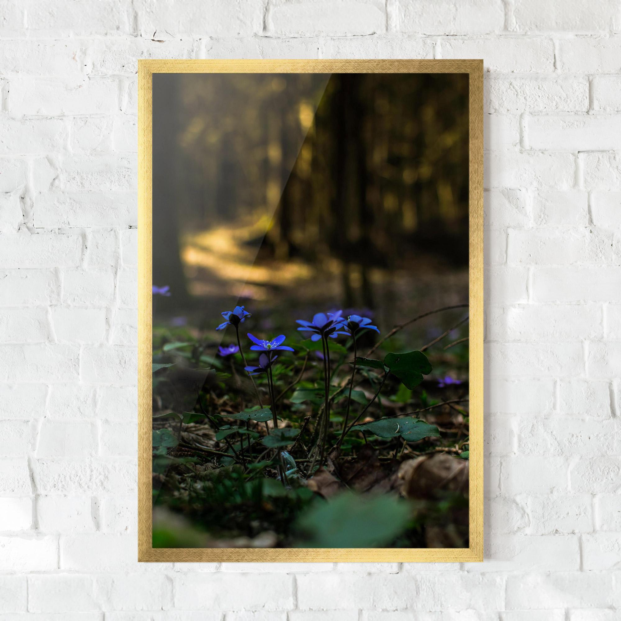 Poster Înrămat Purple Flower Forest mockup 0