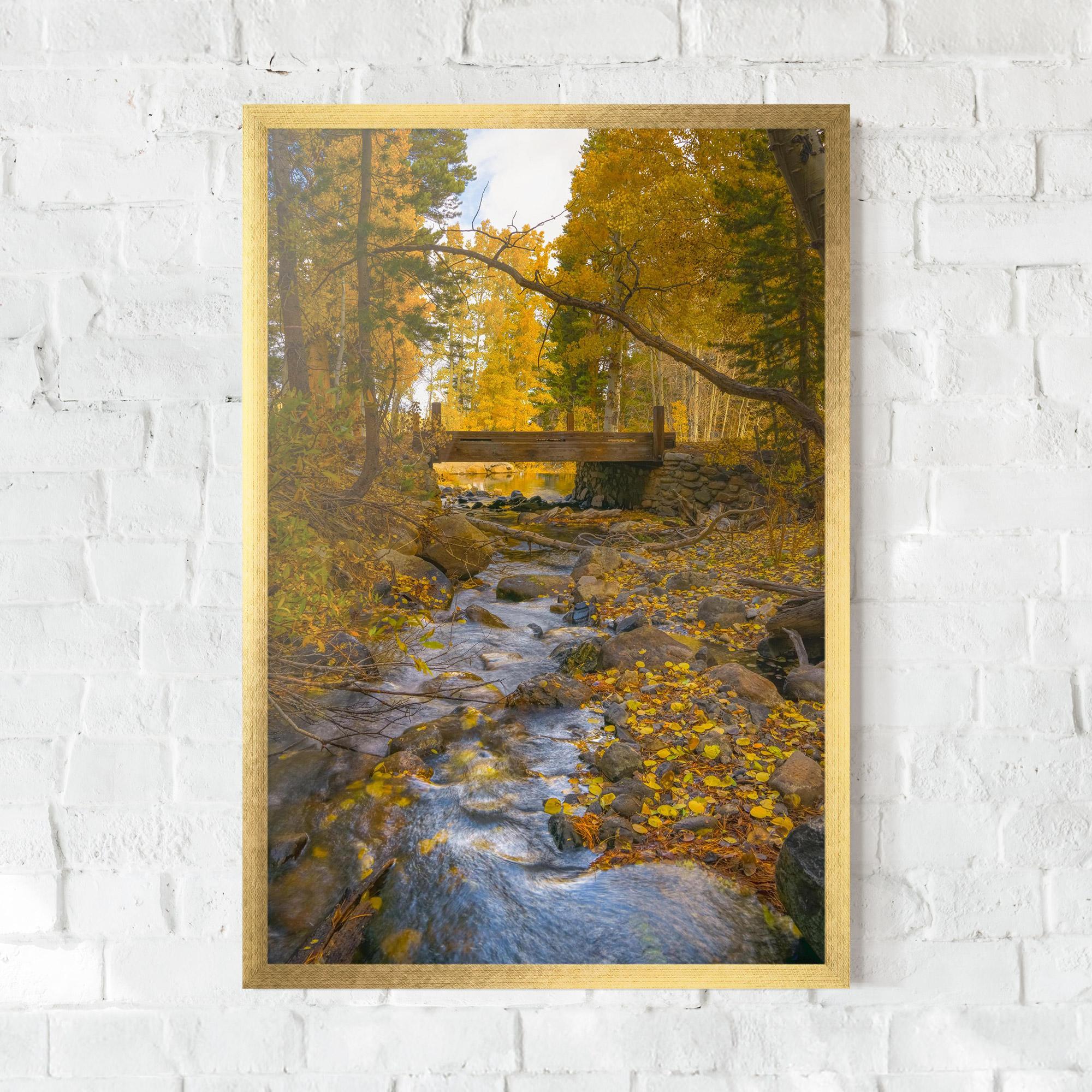 Poster Înrămat Yellow View Forest mockup 0