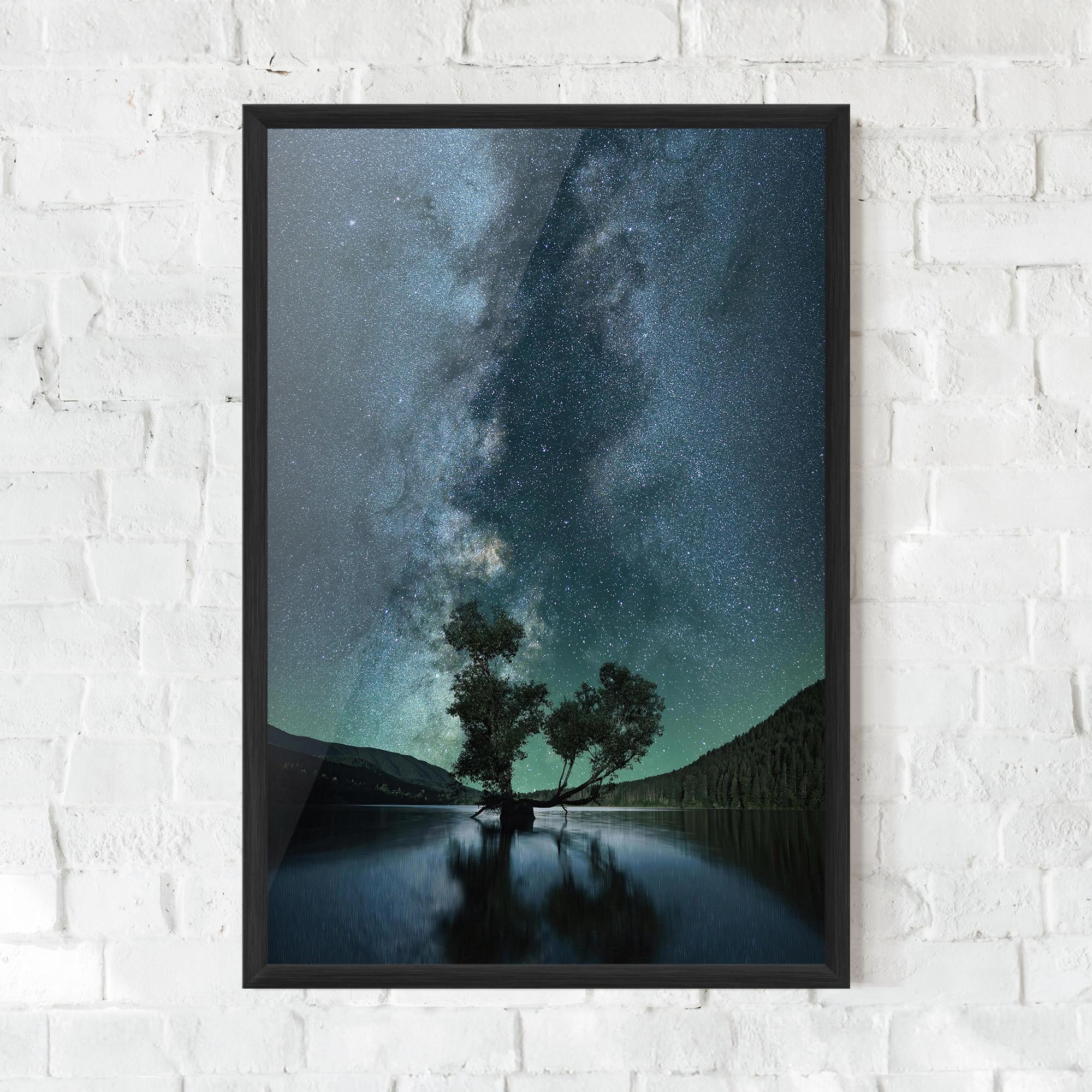 Poster Înrămat Lake Stars mockup 0