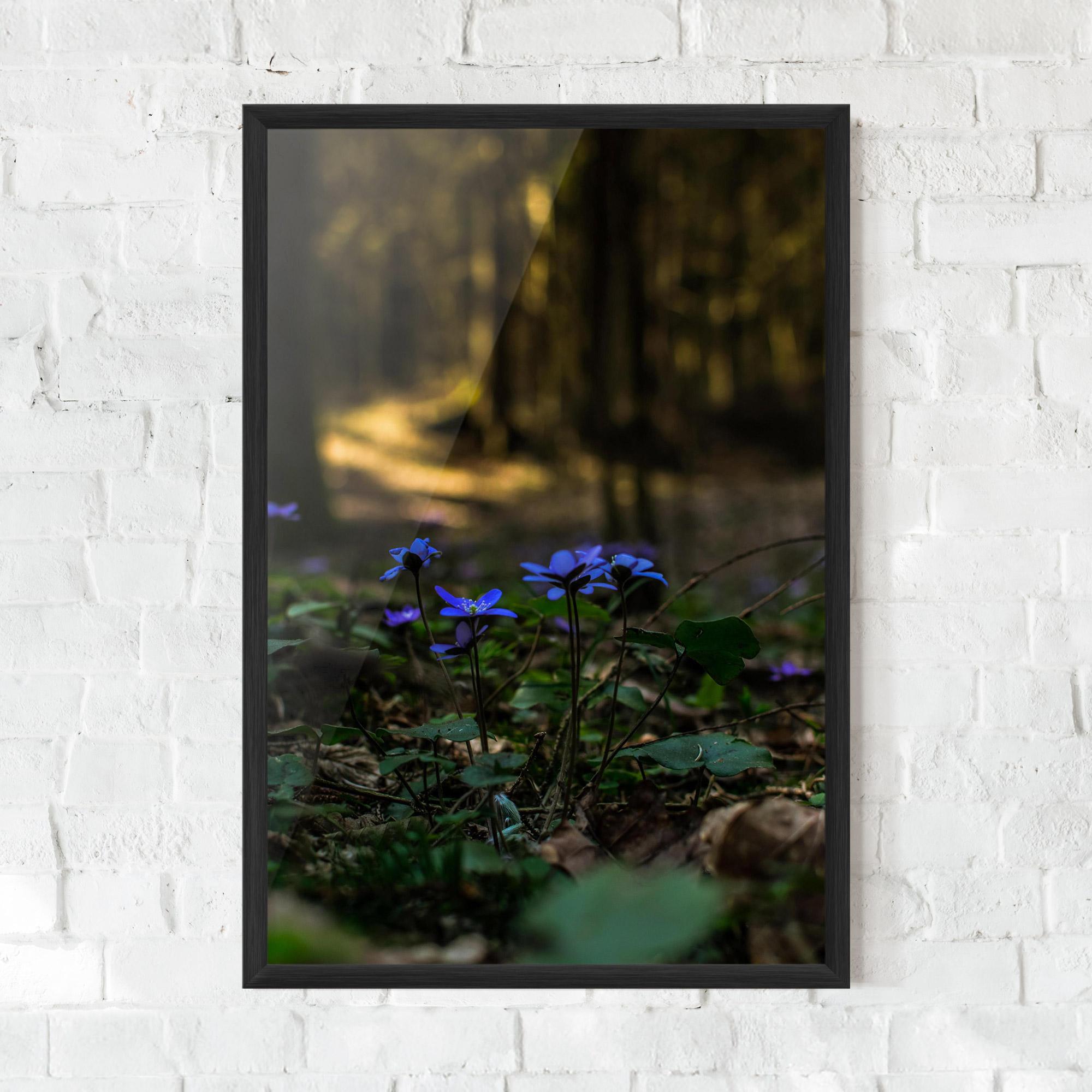 Poster Înrămat Purple Flower Forest mockup 0