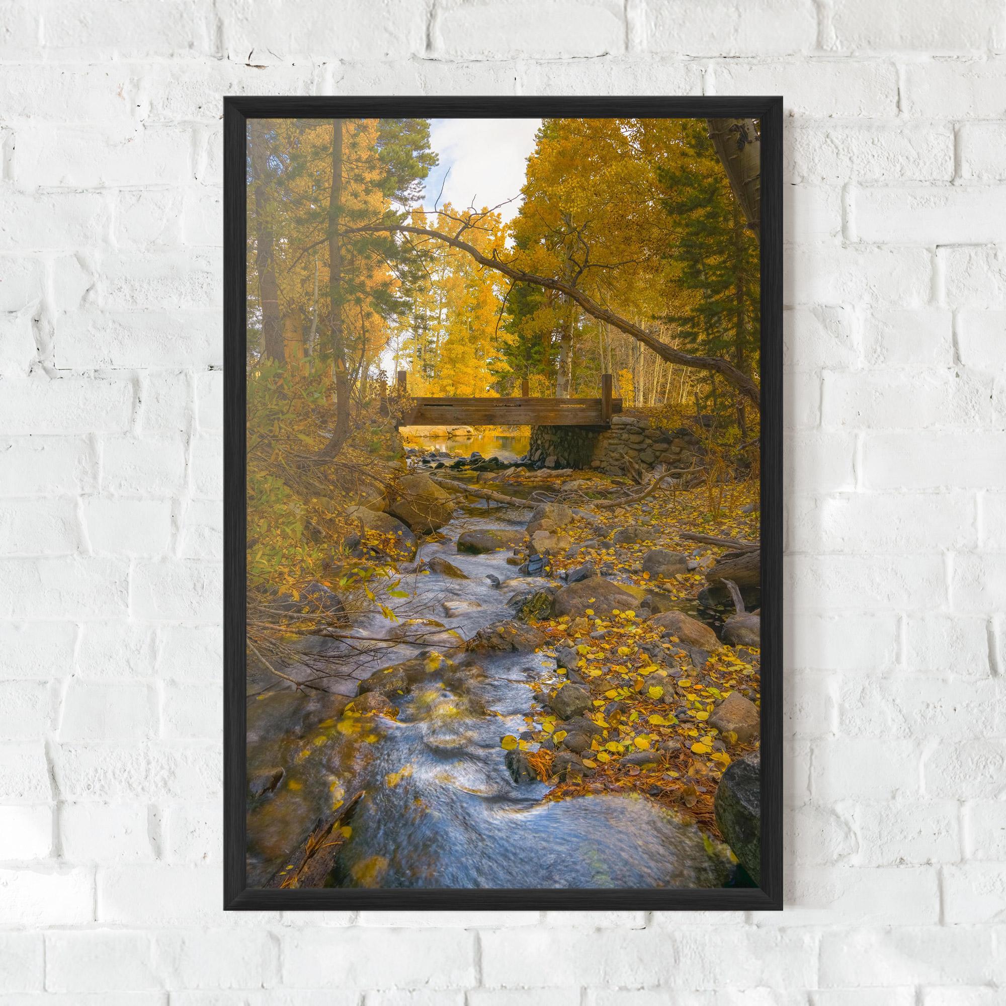 Poster Înrămat Yellow View Forest mockup 0