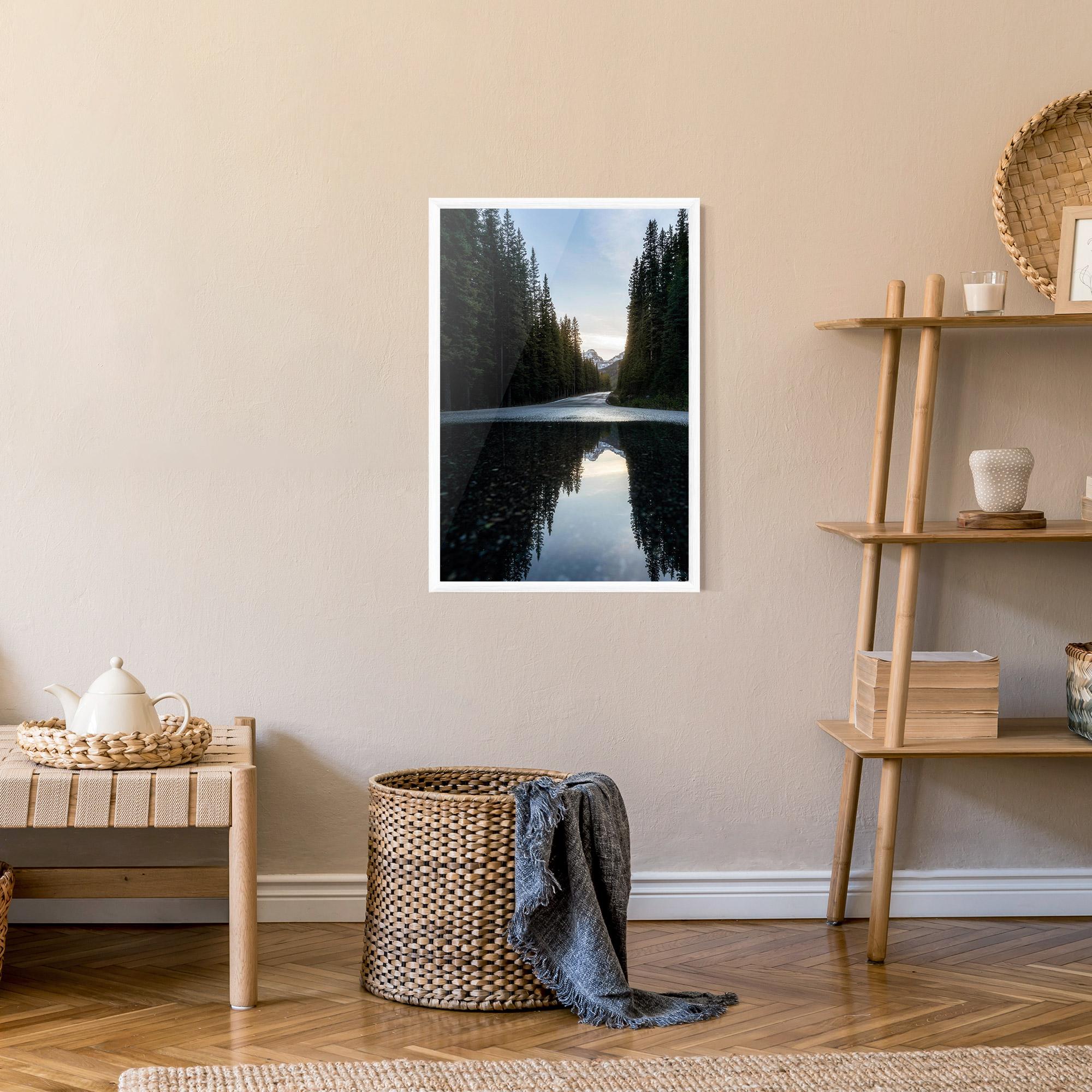 Poster Înrămat Big Lake Forest mockup 9