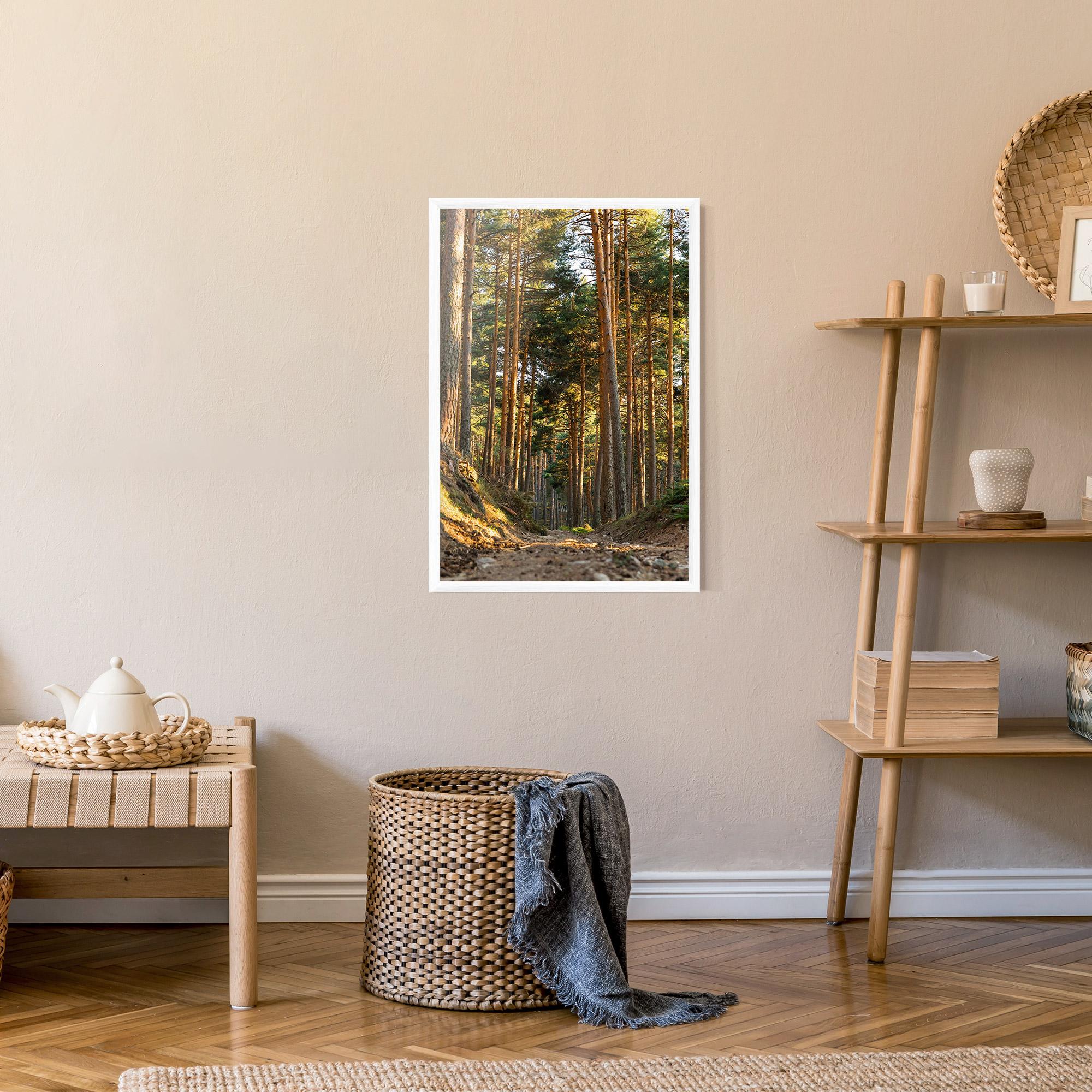 Poster Înrămat Big Trees Forest mockup 9