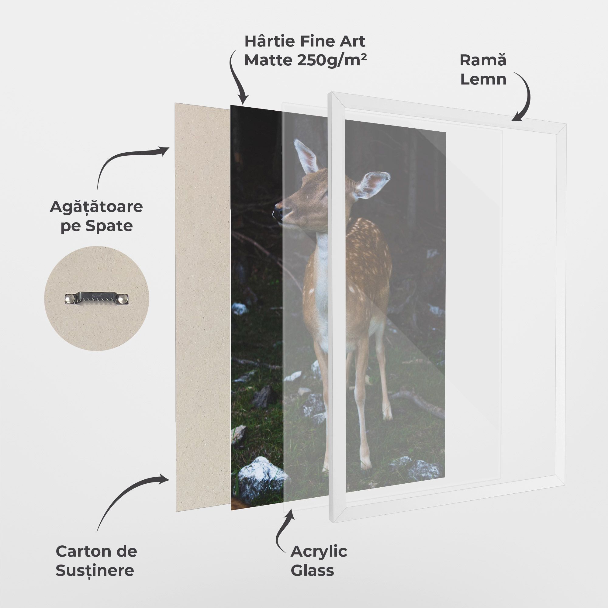 Forest Cute Deer mockup 1