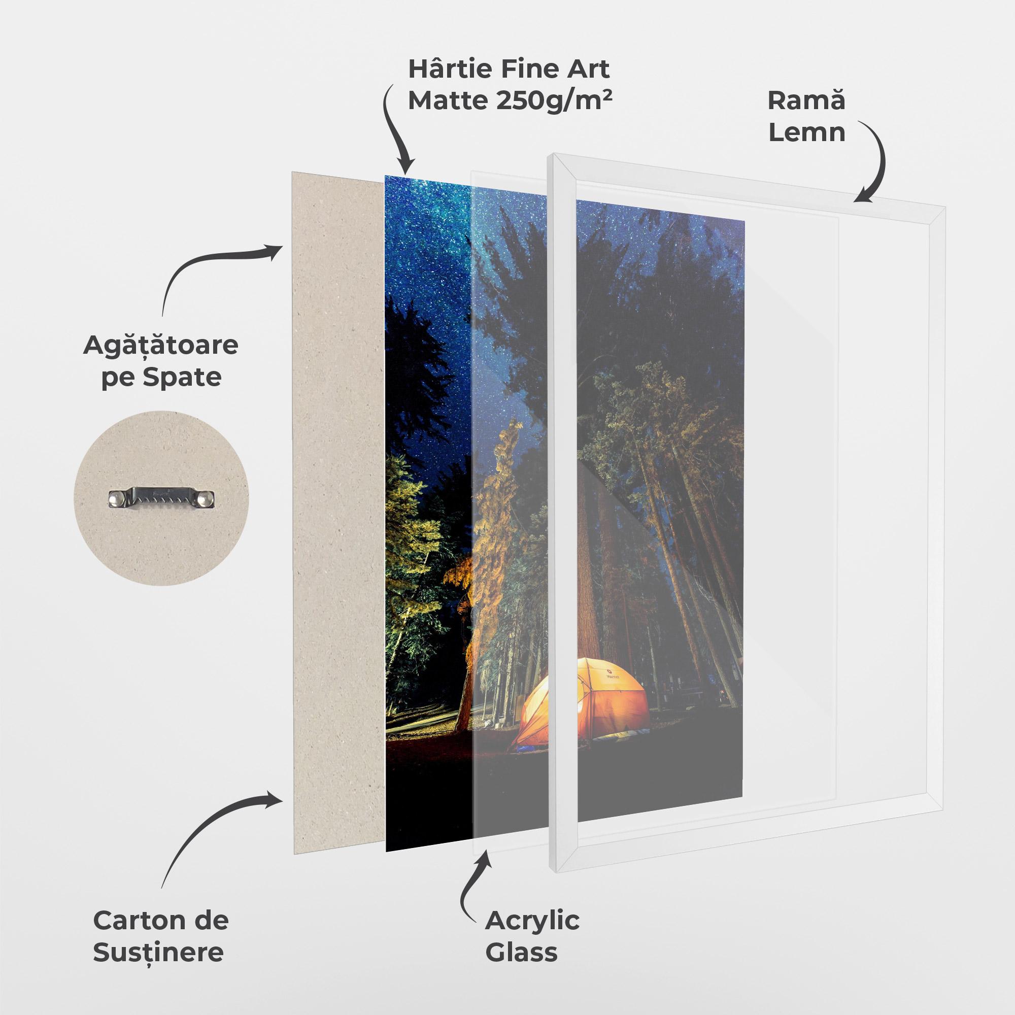 Poster Înrămat Forest Trip mockup 1