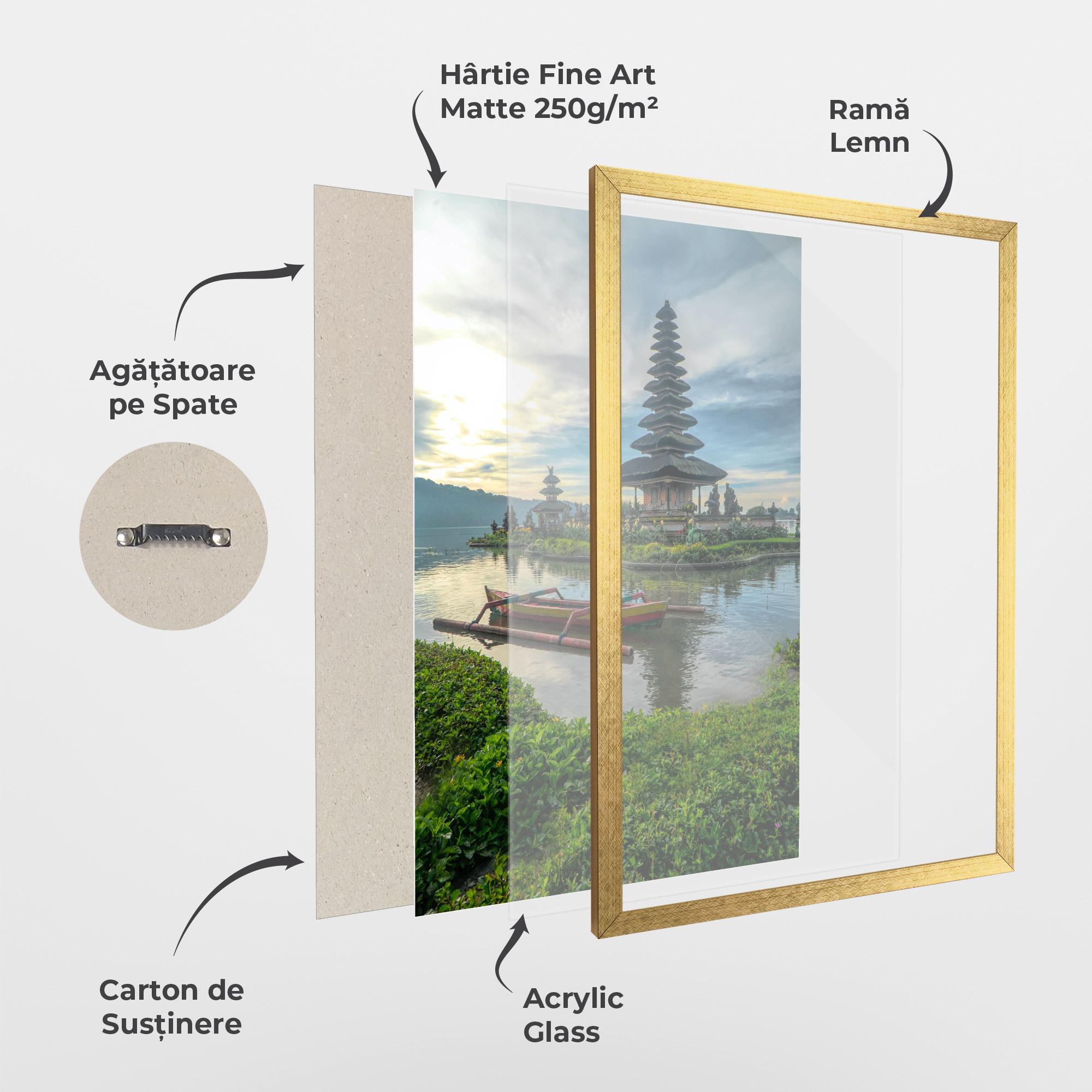 Poster Înrămat Chinese Landscape mockup 1