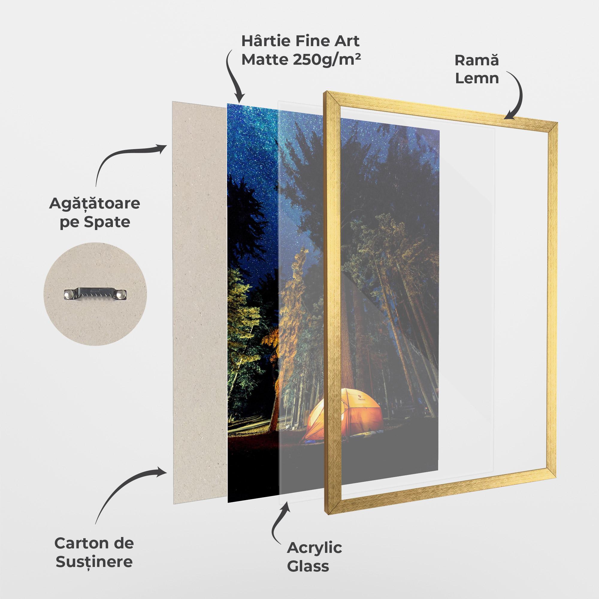 Poster Înrămat Forest Trip mockup 1