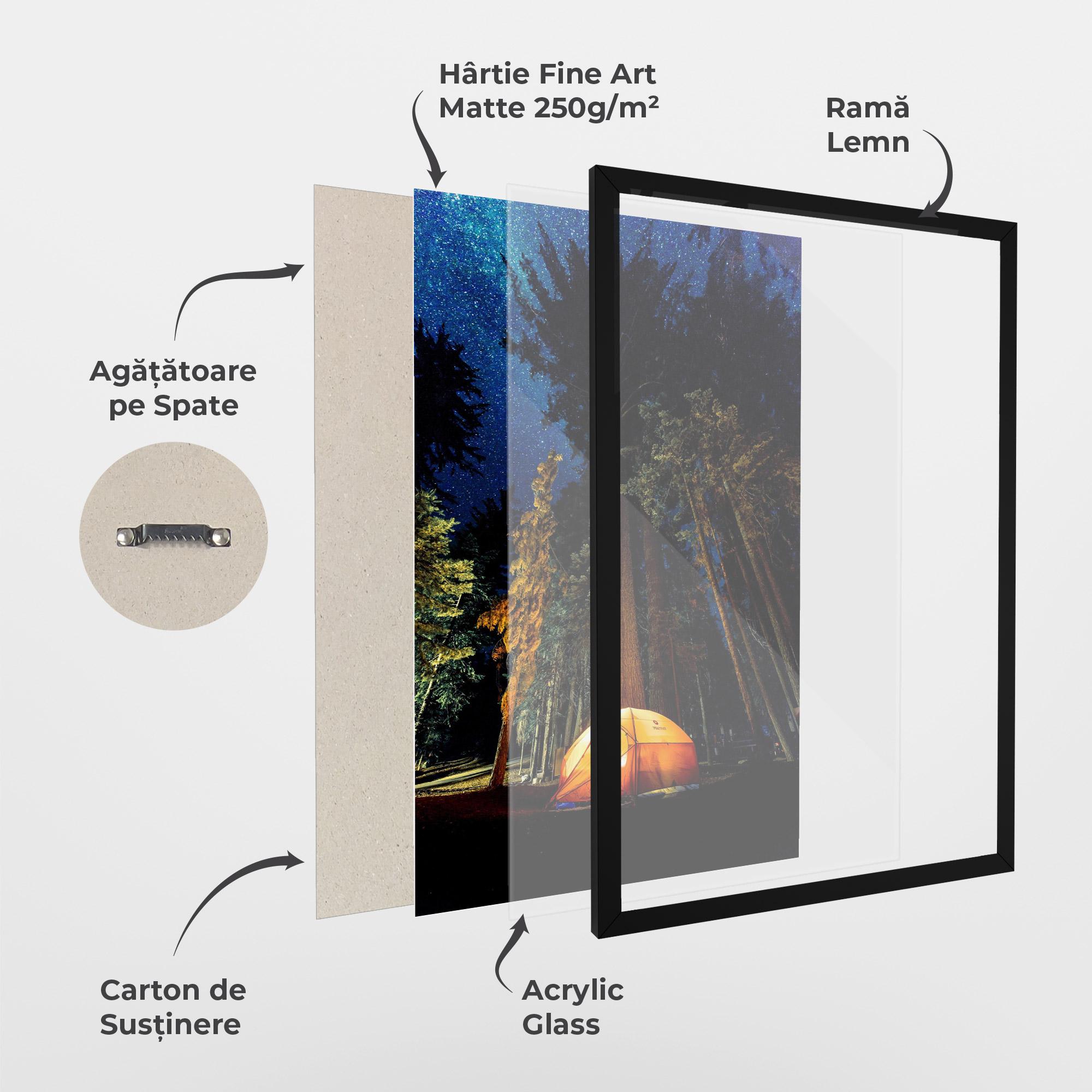 Poster Înrămat Forest Trip mockup 1