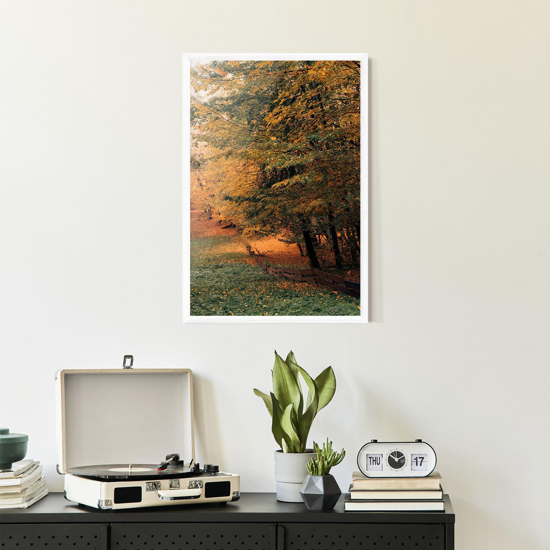 Poster Înrămat Autumn Forest mockup 2