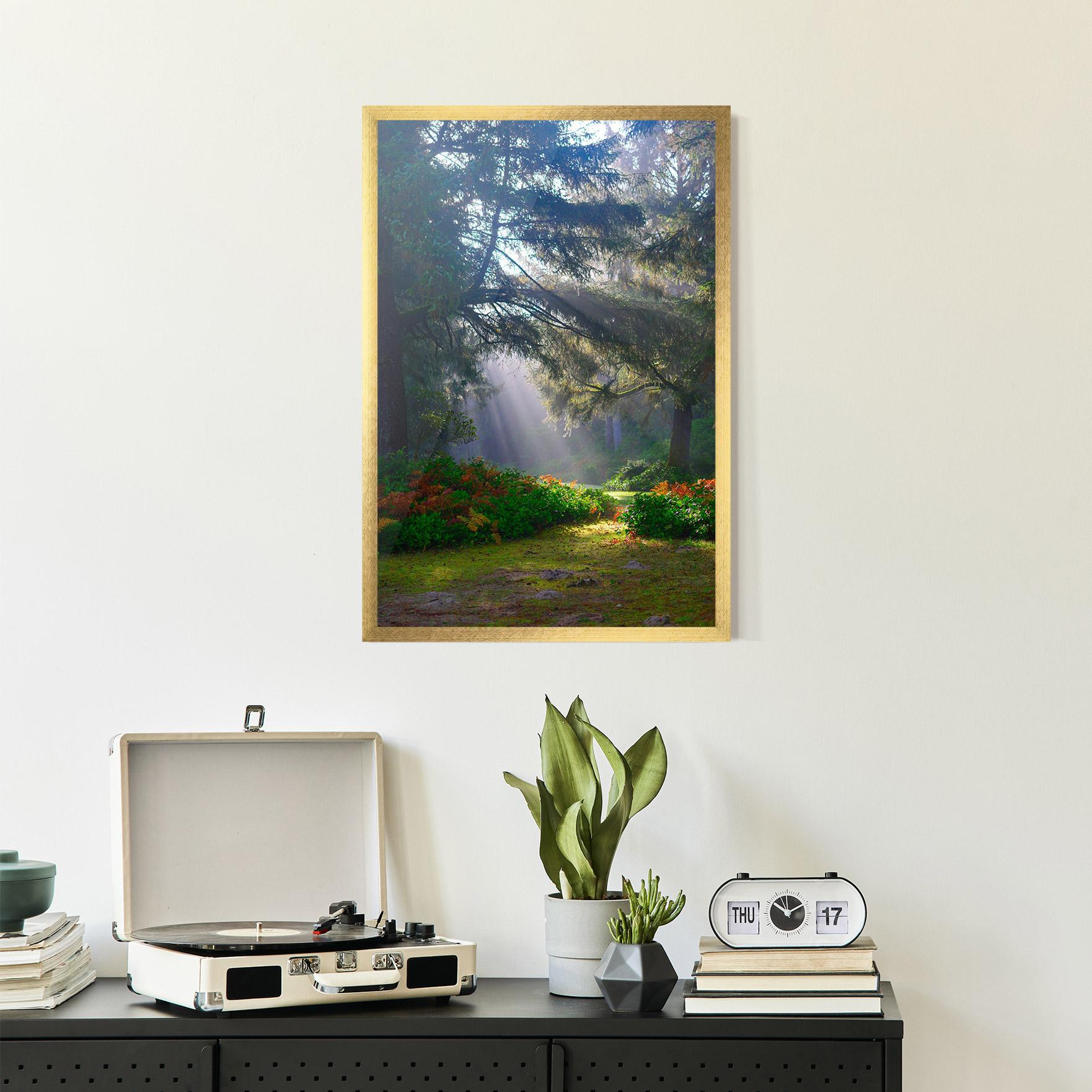 Poster Înrămat Forest Light mockup 2