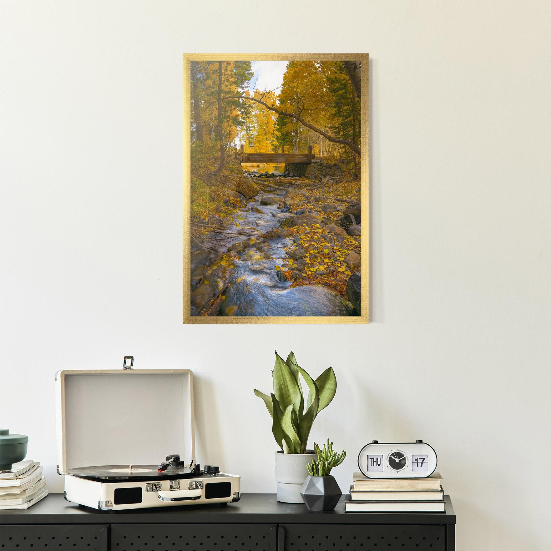 Poster Înrămat Yellow View Forest mockup 2