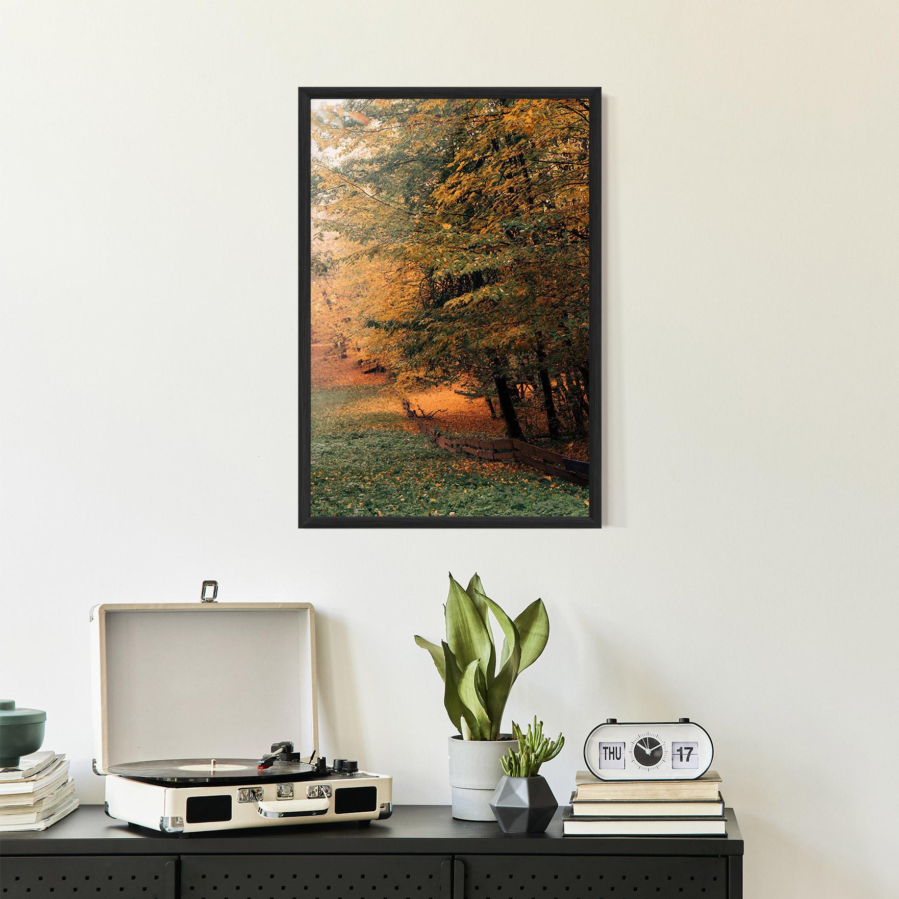 Poster Înrămat Autumn Forest mockup 2
