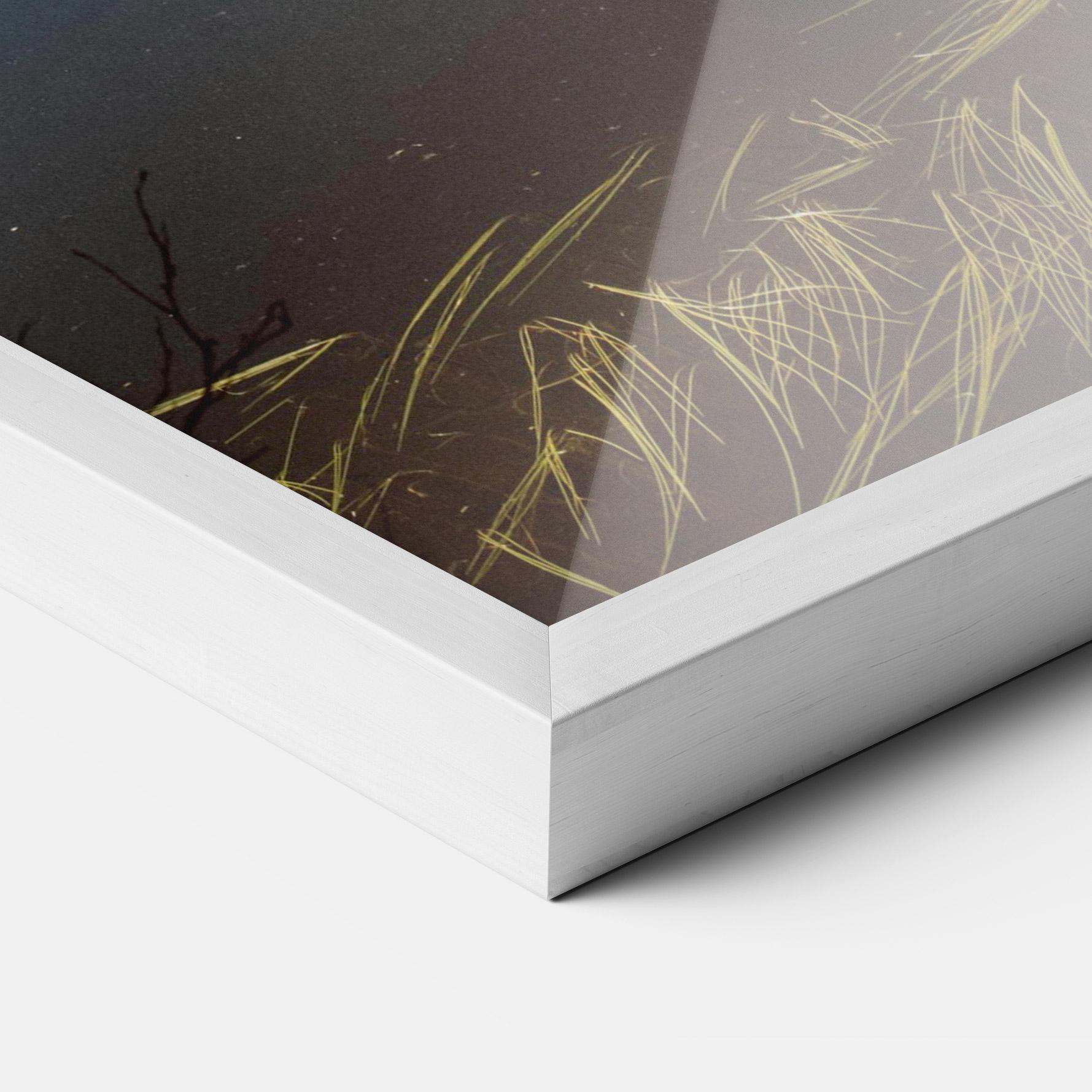 Poster Înrămat Big Lake Mountain mockup 3