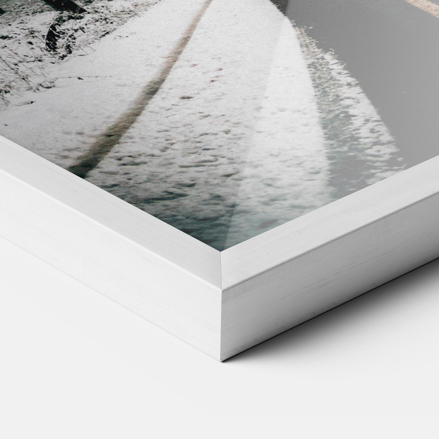 Poster Înrămat Snow Road Dorest mockup 3