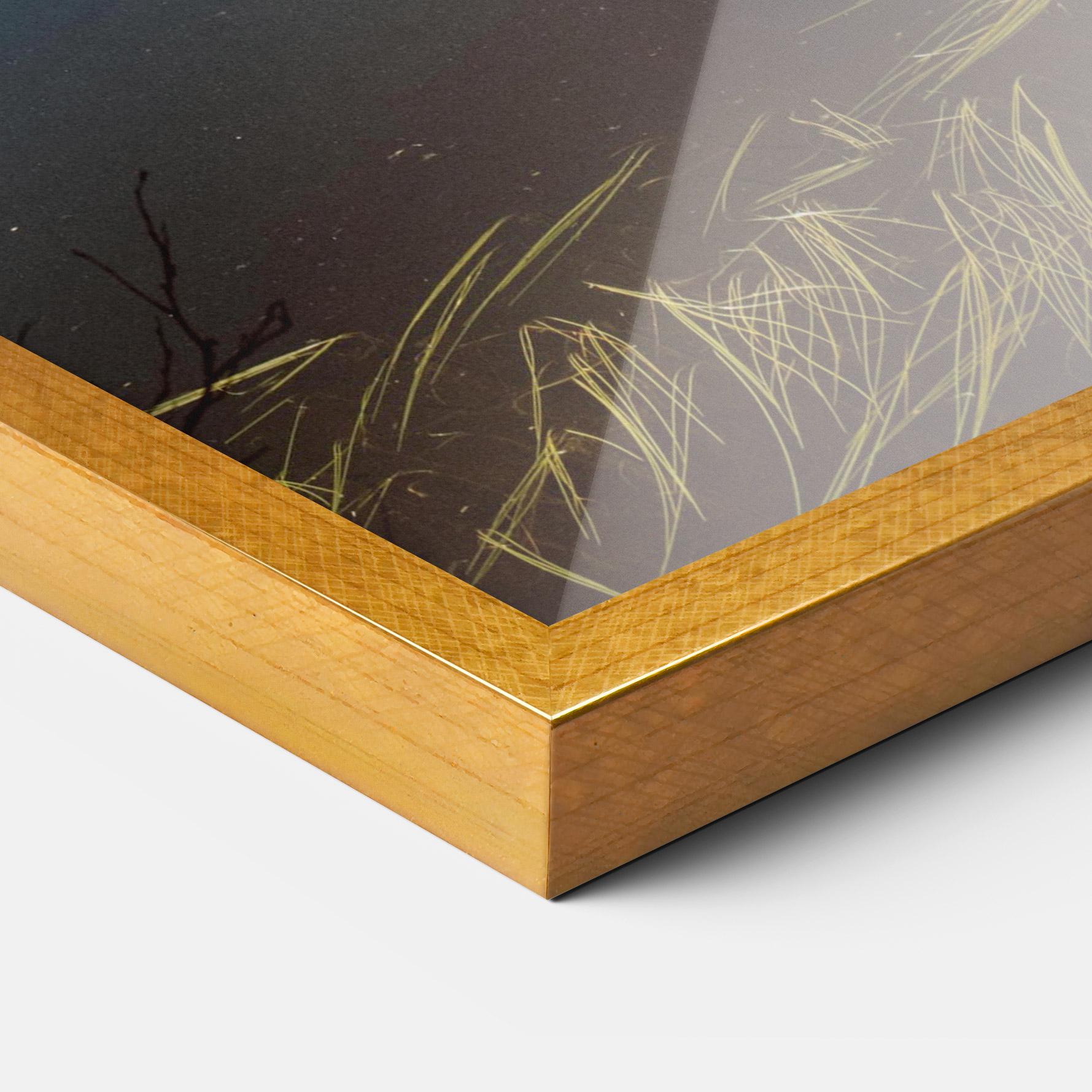 Poster Înrămat Big Lake Mountain mockup 3