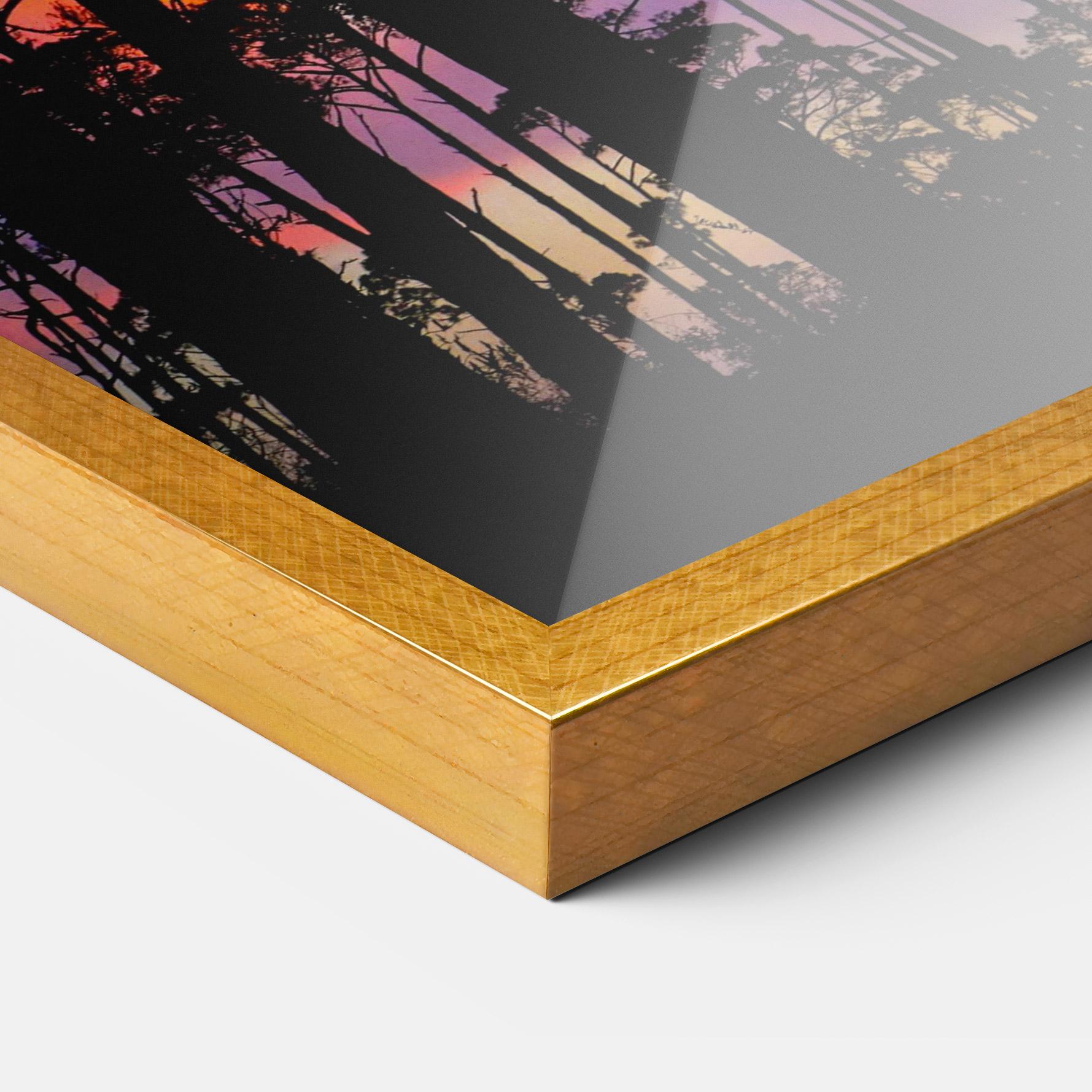 Poster Înrămat Blue Sky Forest mockup 3