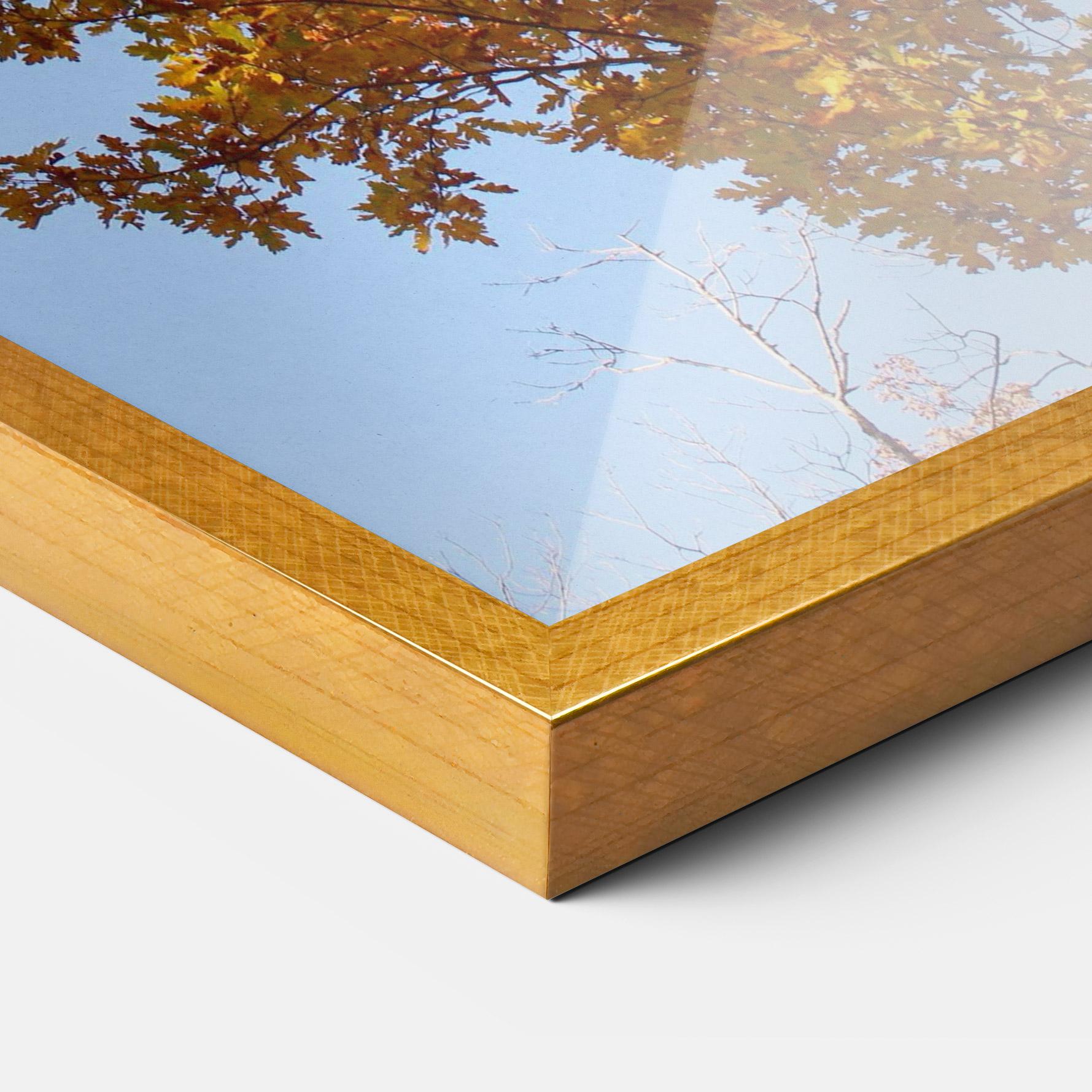 Poster Înrămat Yellow Tree Forest mockup 3