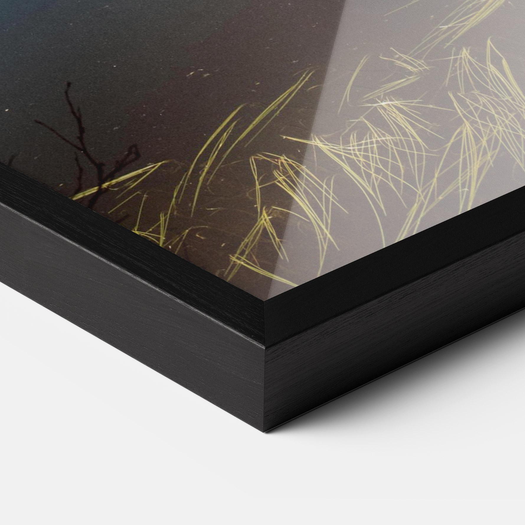 Poster Înrămat Big Lake Mountain mockup 3