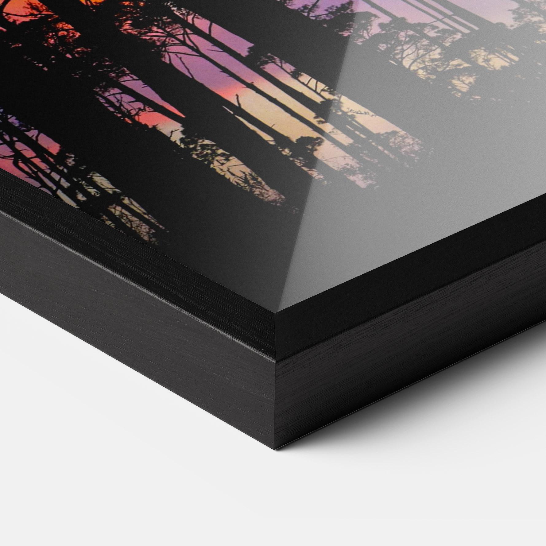 Poster Înrămat Blue Sky Forest mockup 3