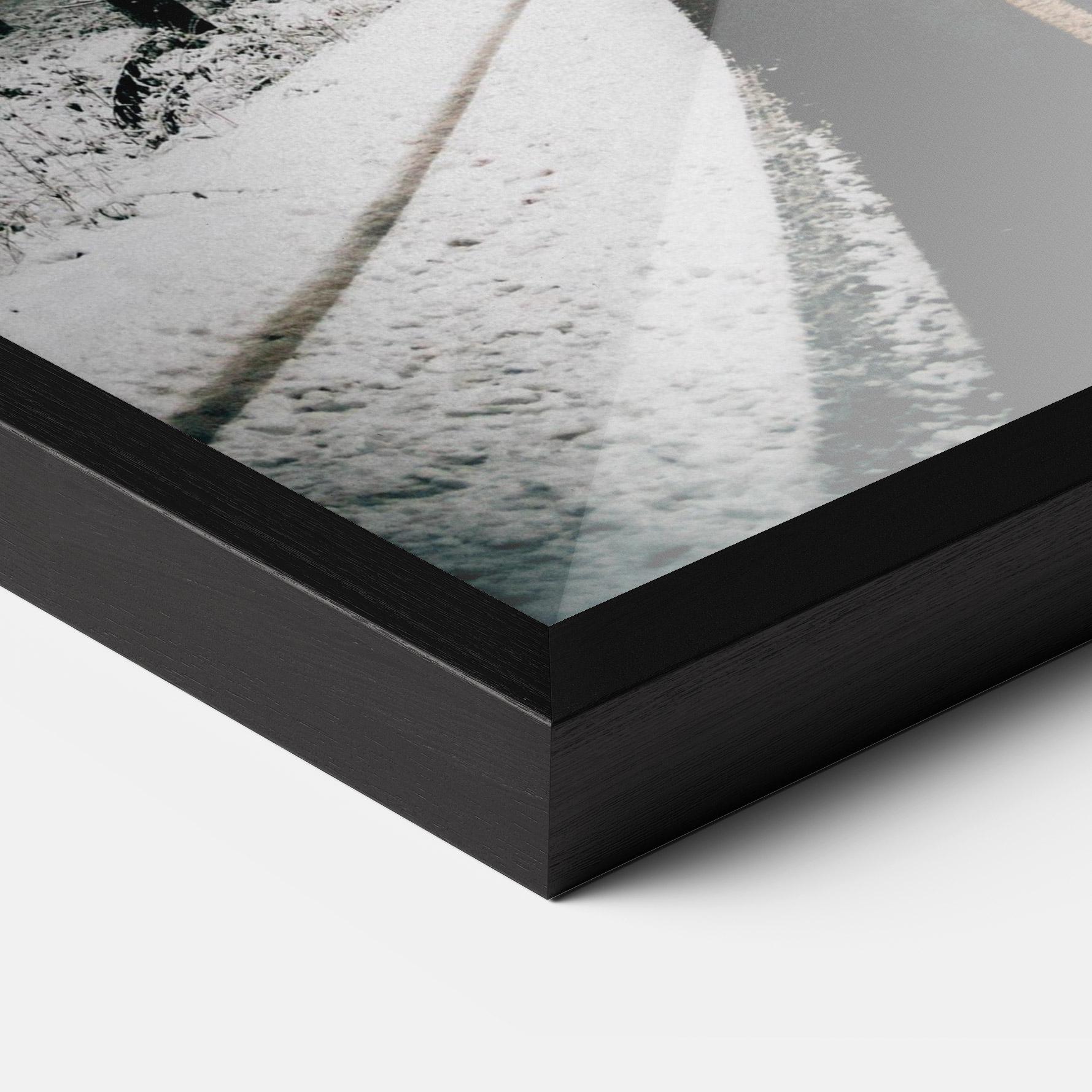 Poster Înrămat Snow Road Dorest mockup 3