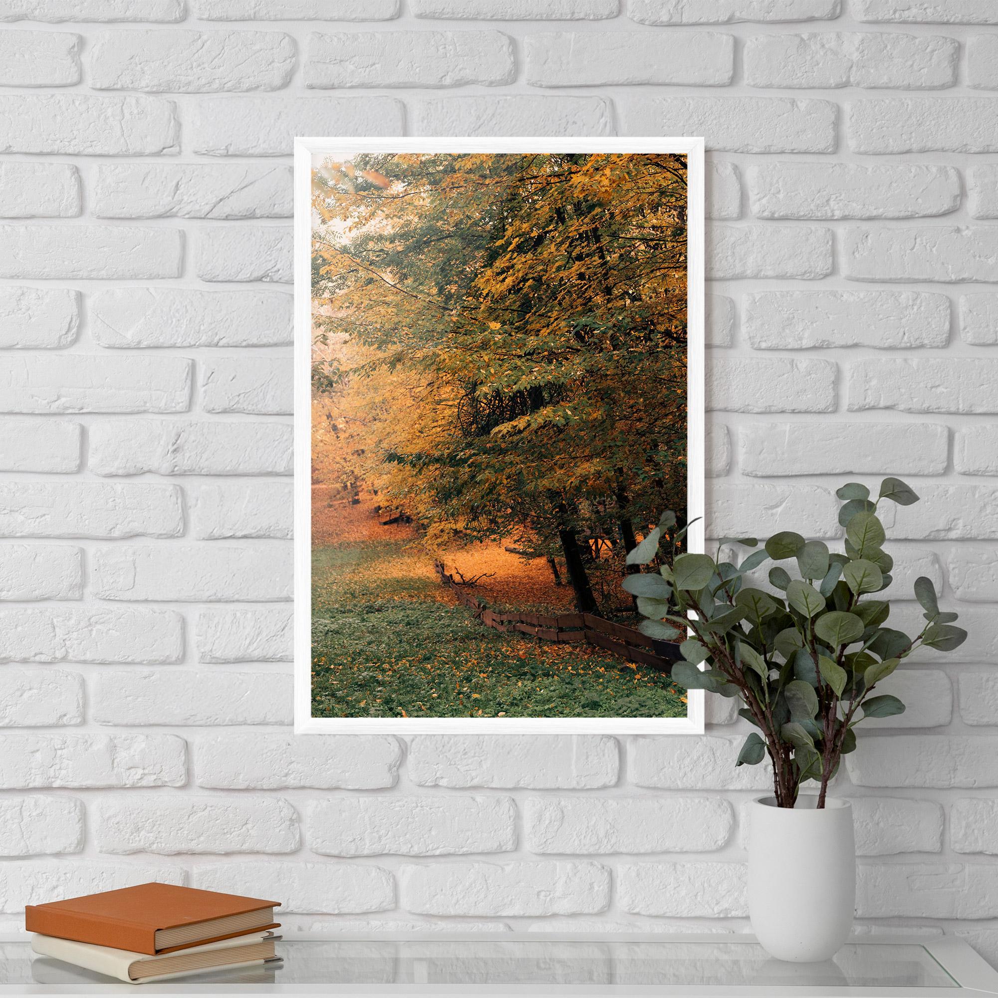 Poster Înrămat Autumn Forest mockup 5