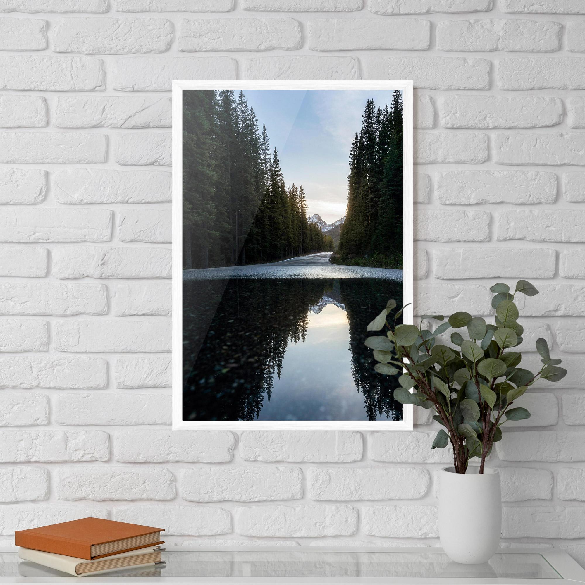 Poster Înrămat Big Lake Forest mockup 5