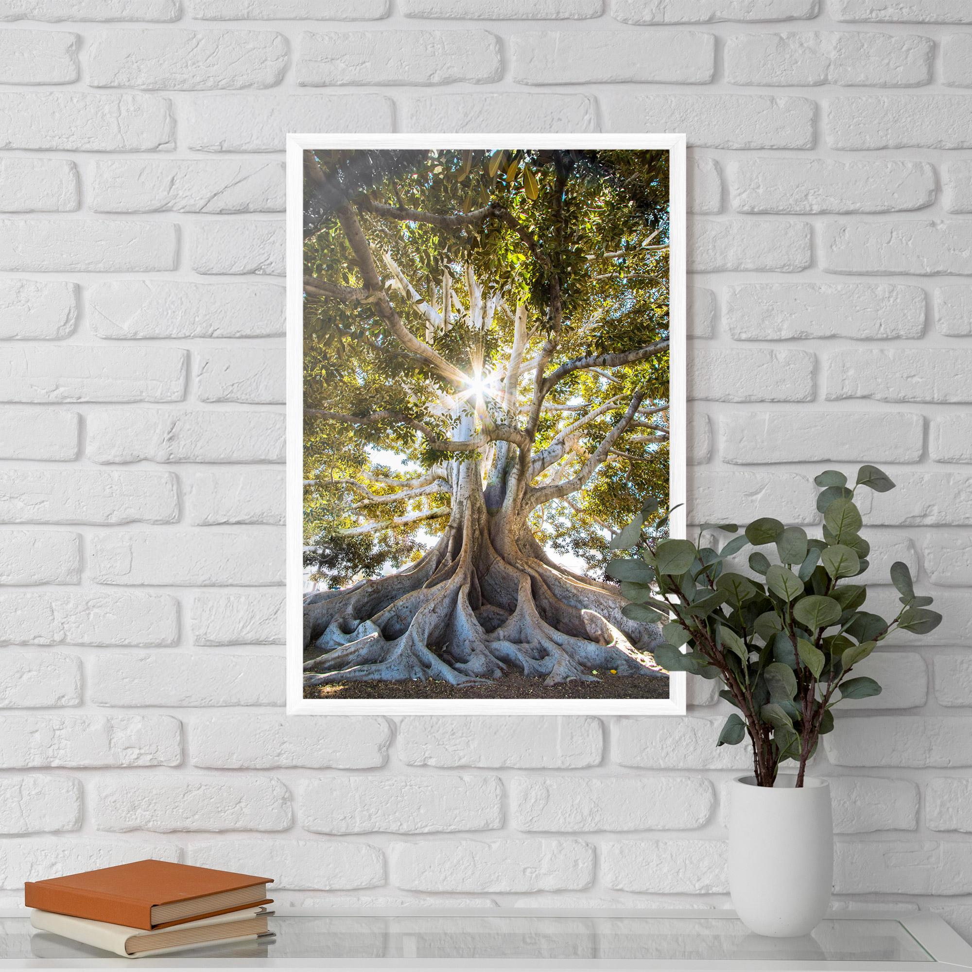 Poster Înrămat Big Old Tree mockup 5