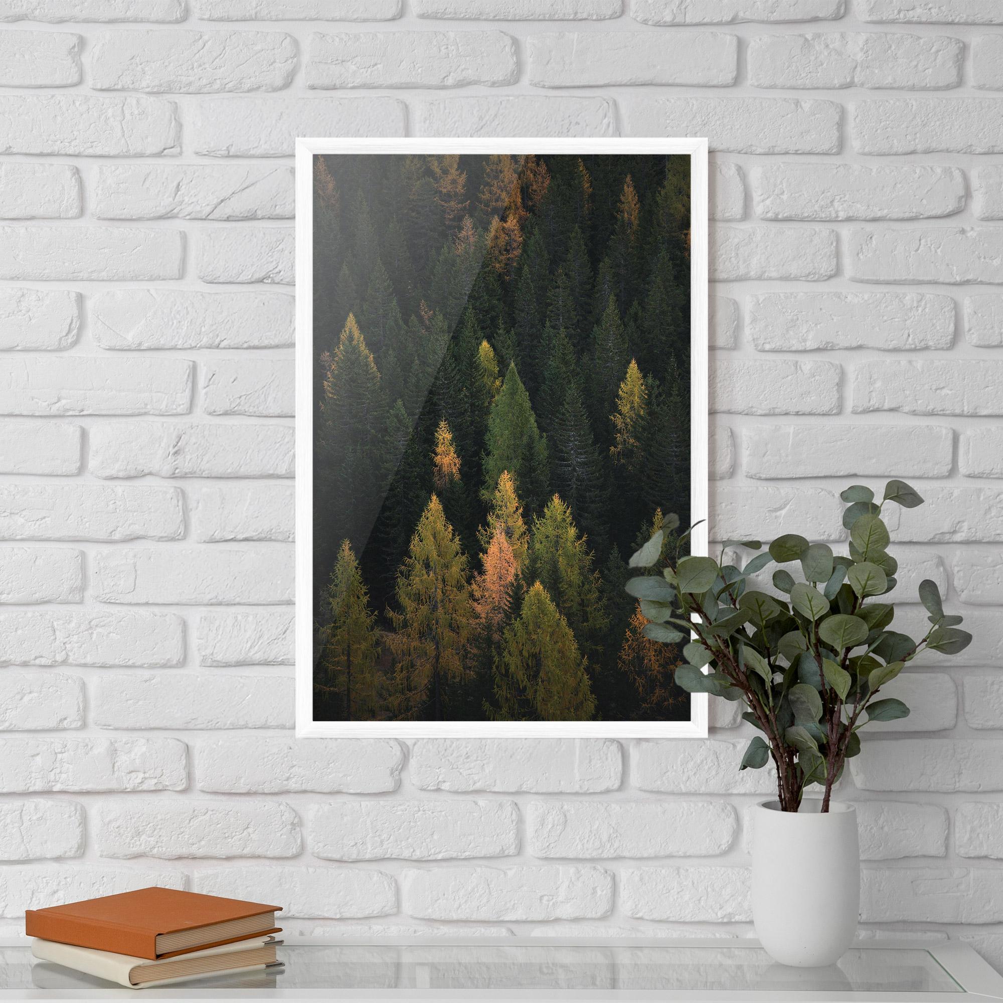 Poster Înrămat Color Mix Tree mockup 5