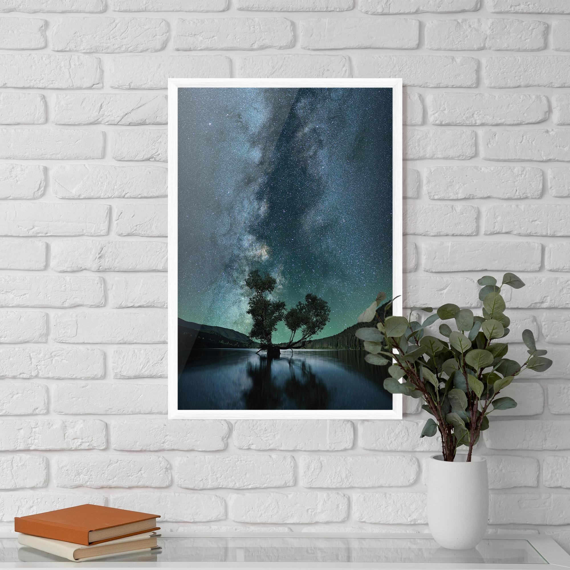 Poster Înrămat Lake Stars mockup 5