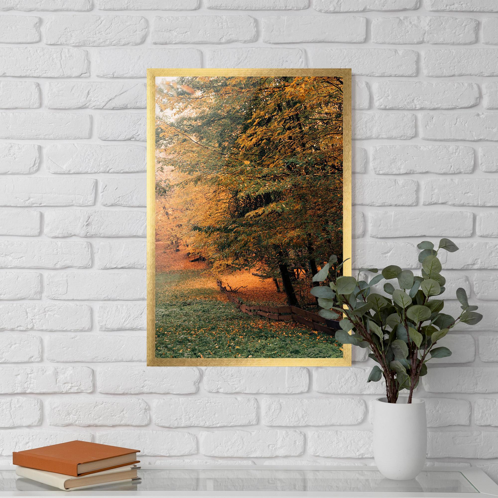 Poster Înrămat Autumn Forest mockup 5