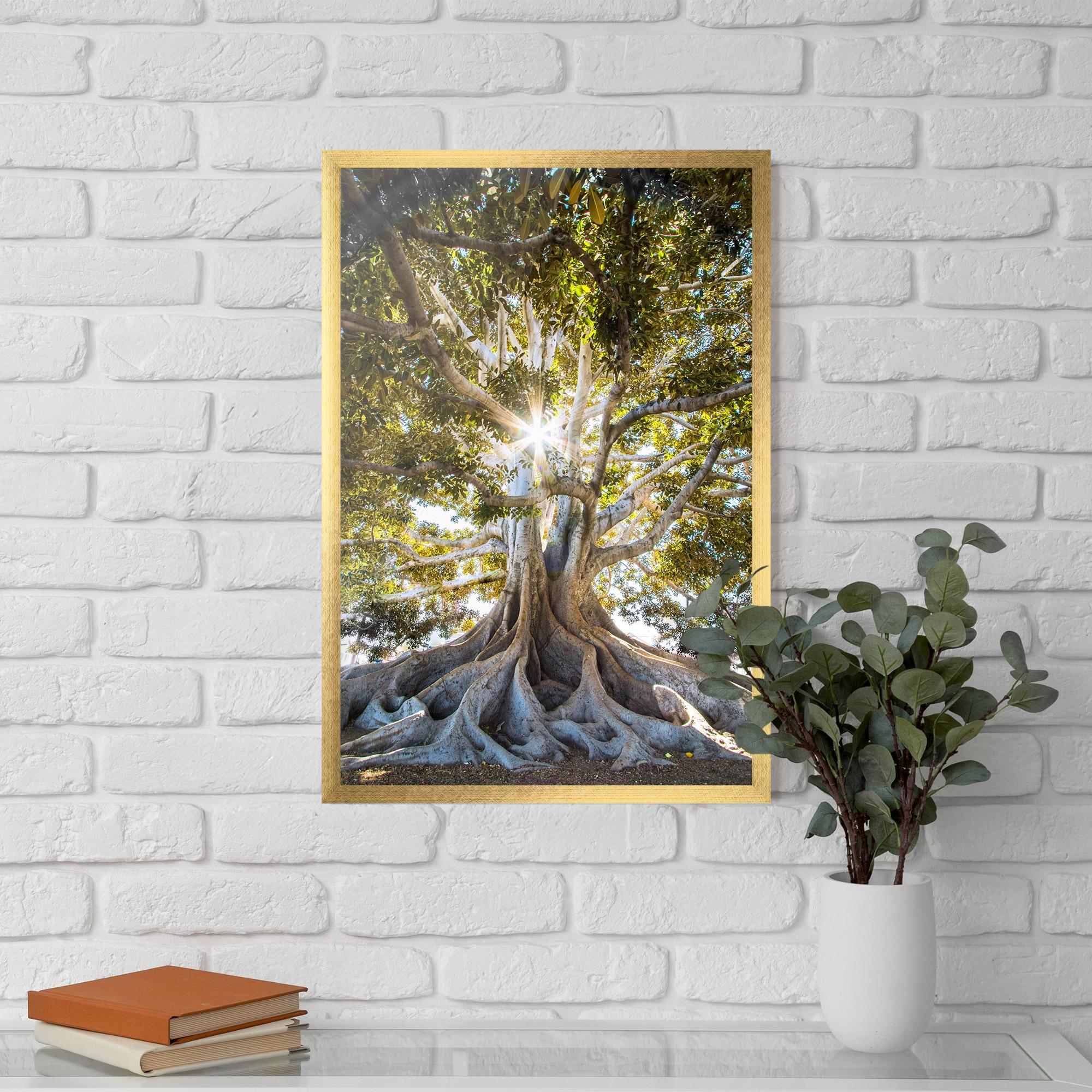 Poster Înrămat Big Old Tree mockup 5