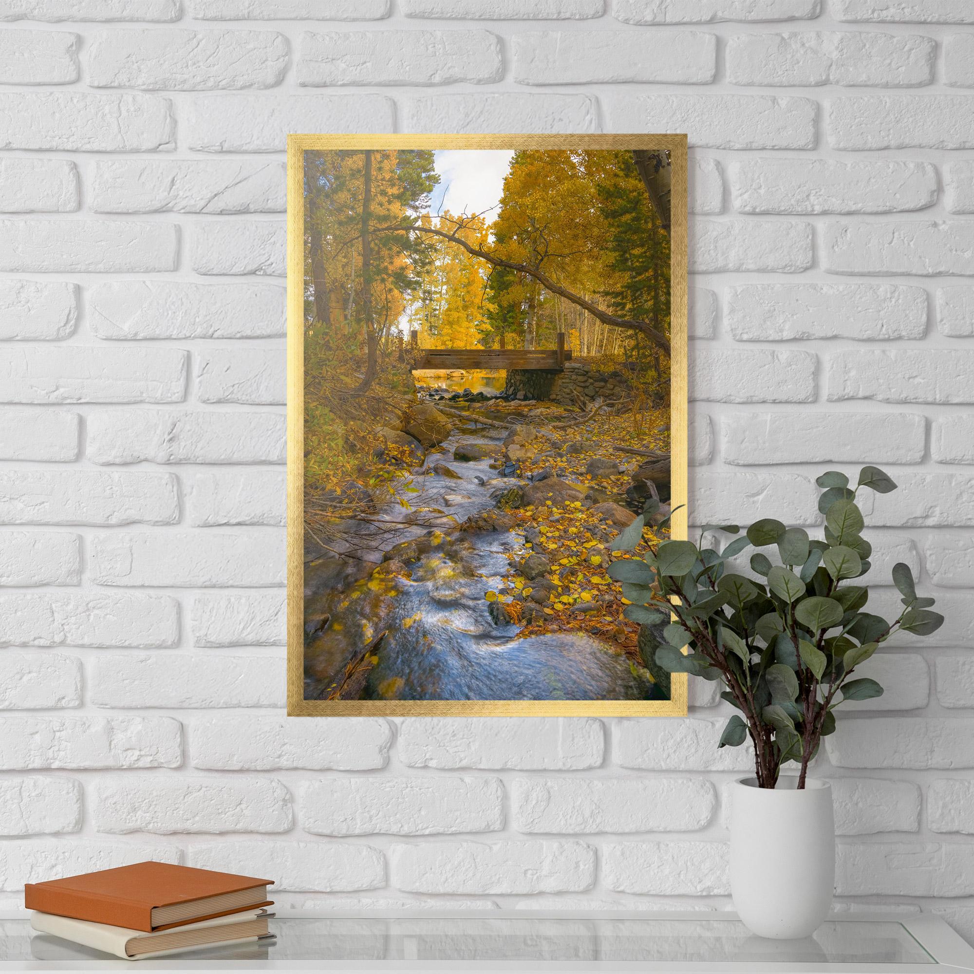 Poster Înrămat Yellow View Forest mockup 5