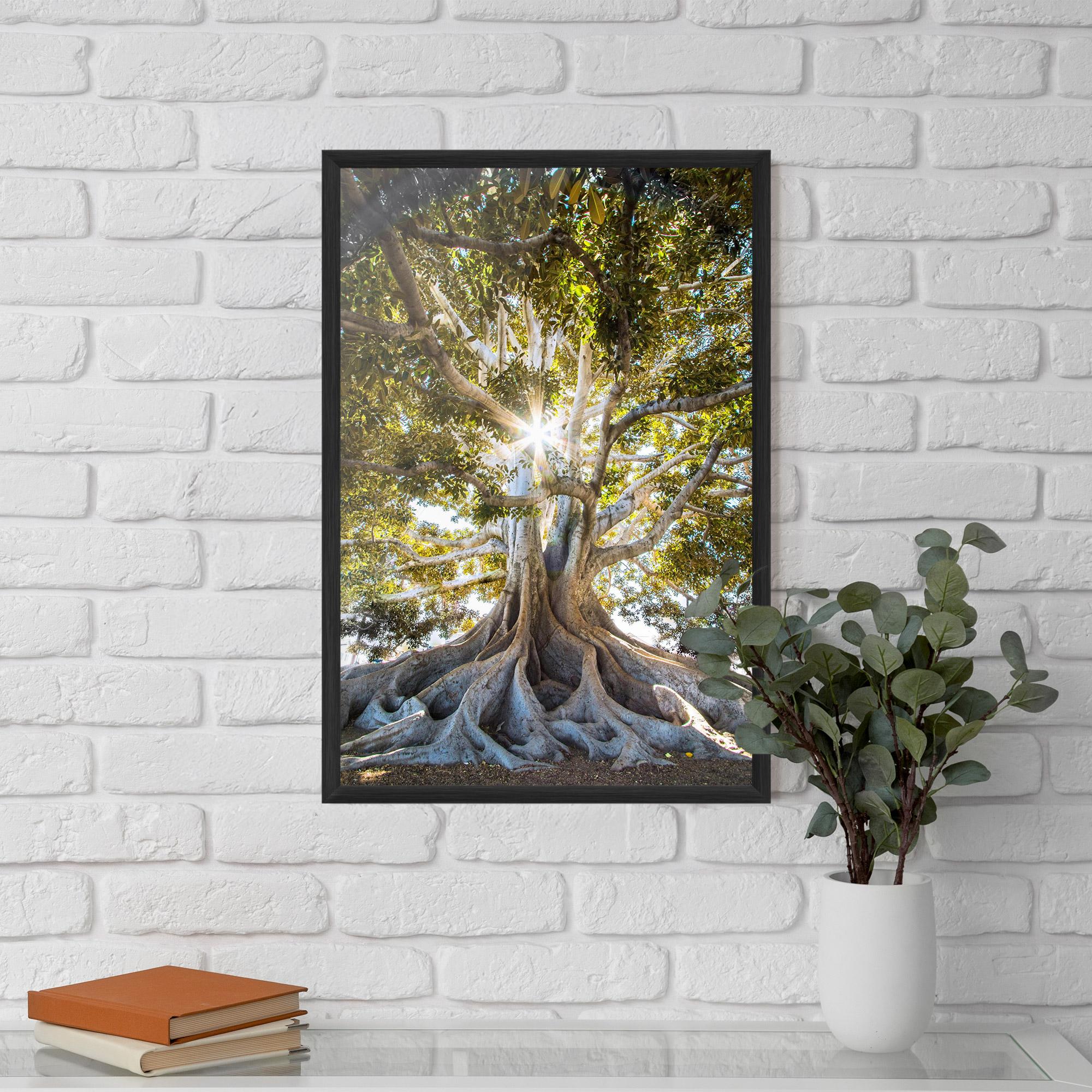 Poster Înrămat Big Old Tree mockup 5