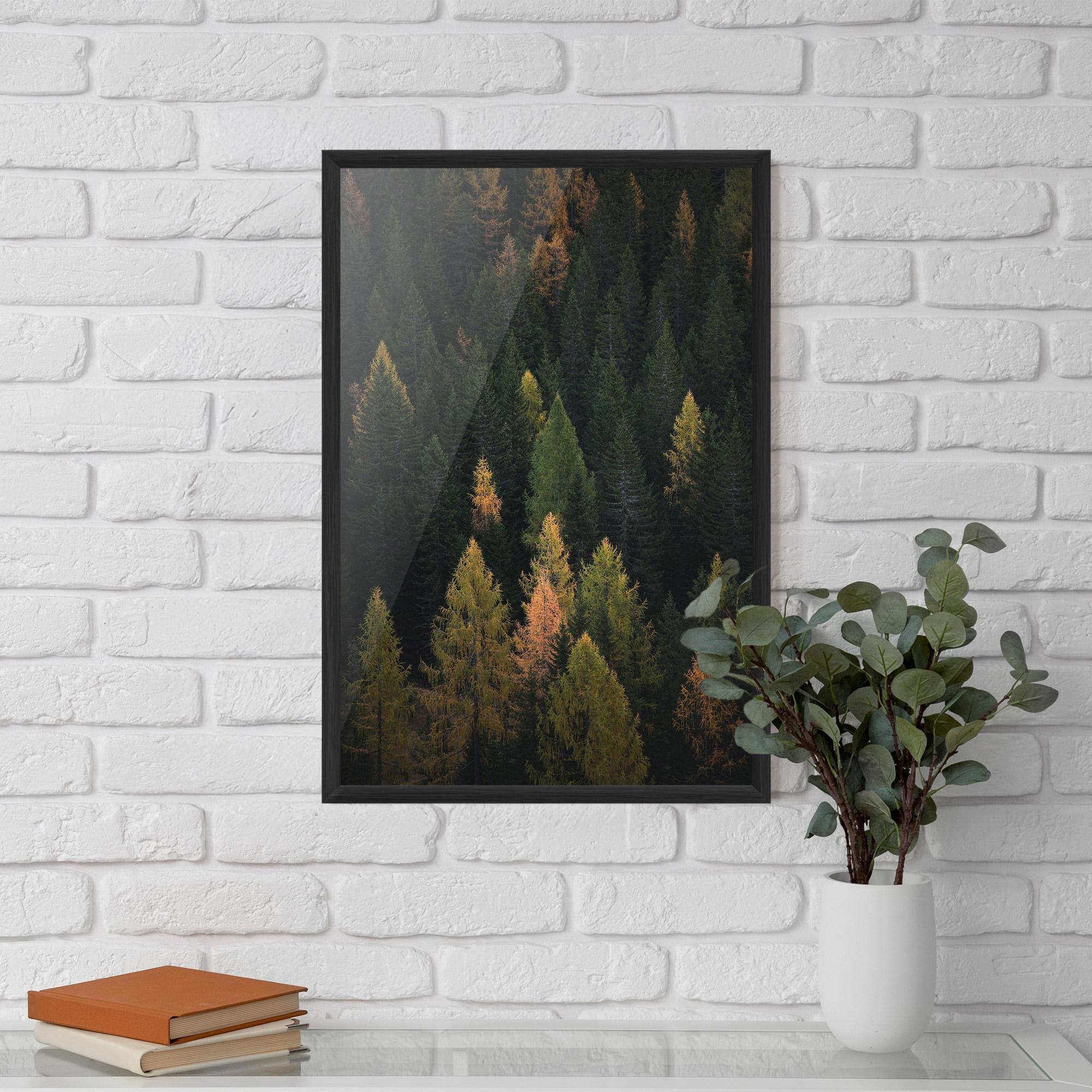 Poster Înrămat Color Mix Tree mockup 5