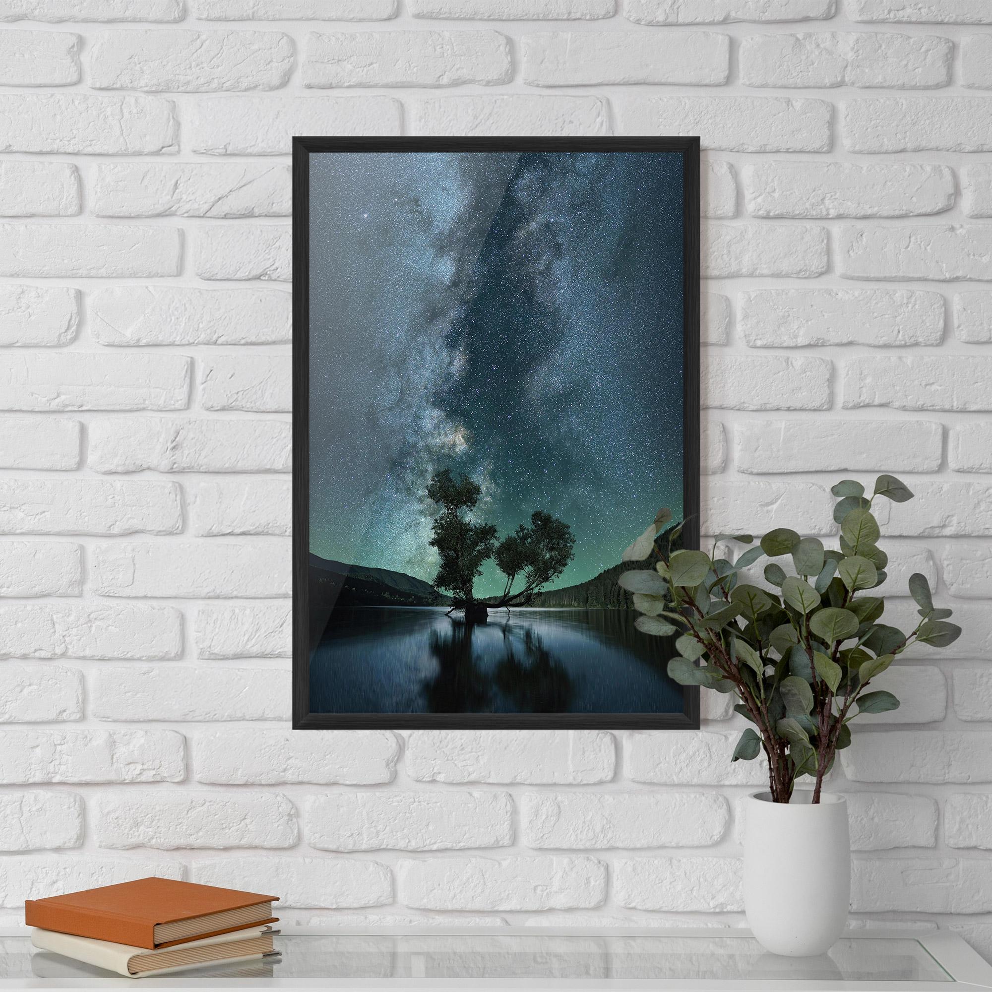 Poster Înrămat Lake Stars mockup 5