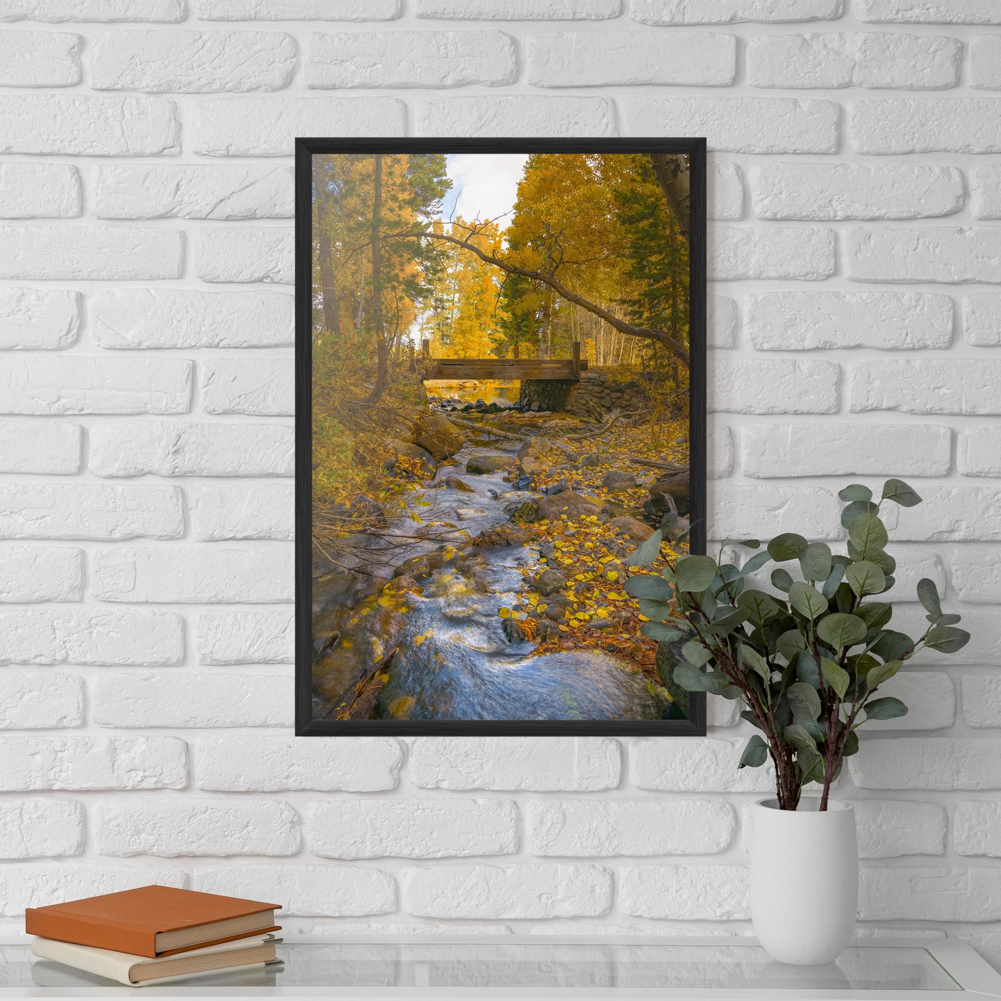 Poster Înrămat Yellow View Forest mockup 5