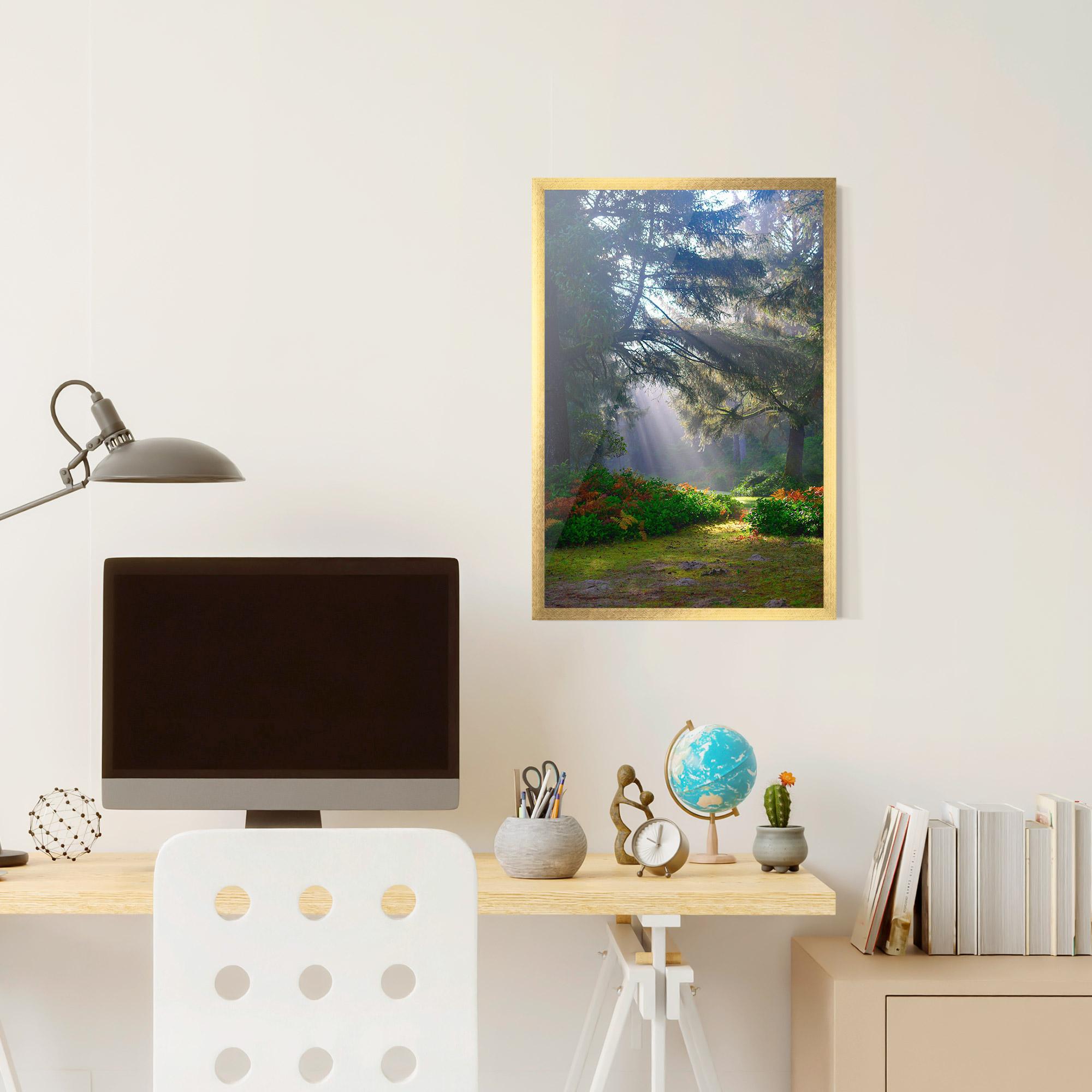 Poster Înrămat Forest Light mockup 6