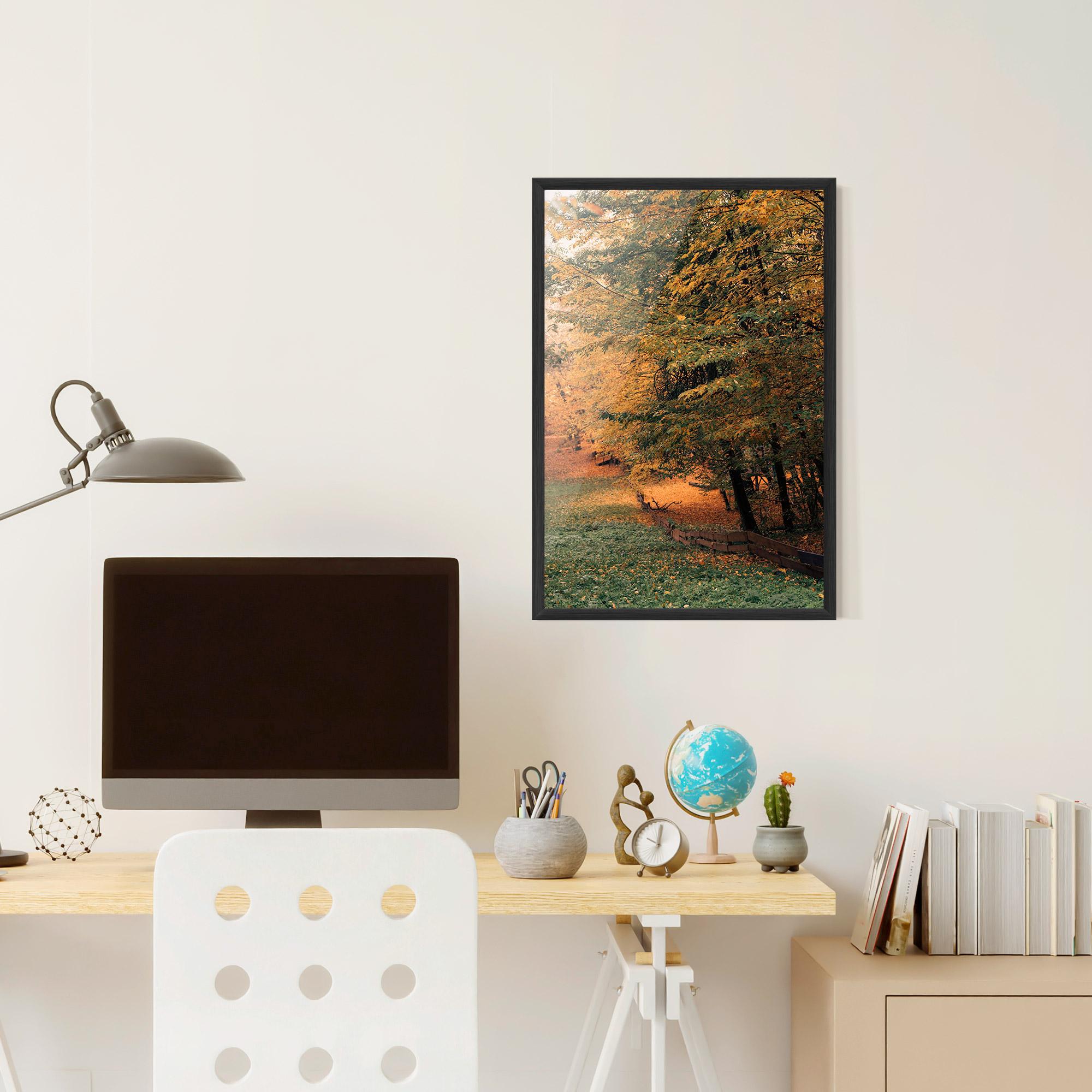 Poster Înrămat Autumn Forest mockup 6