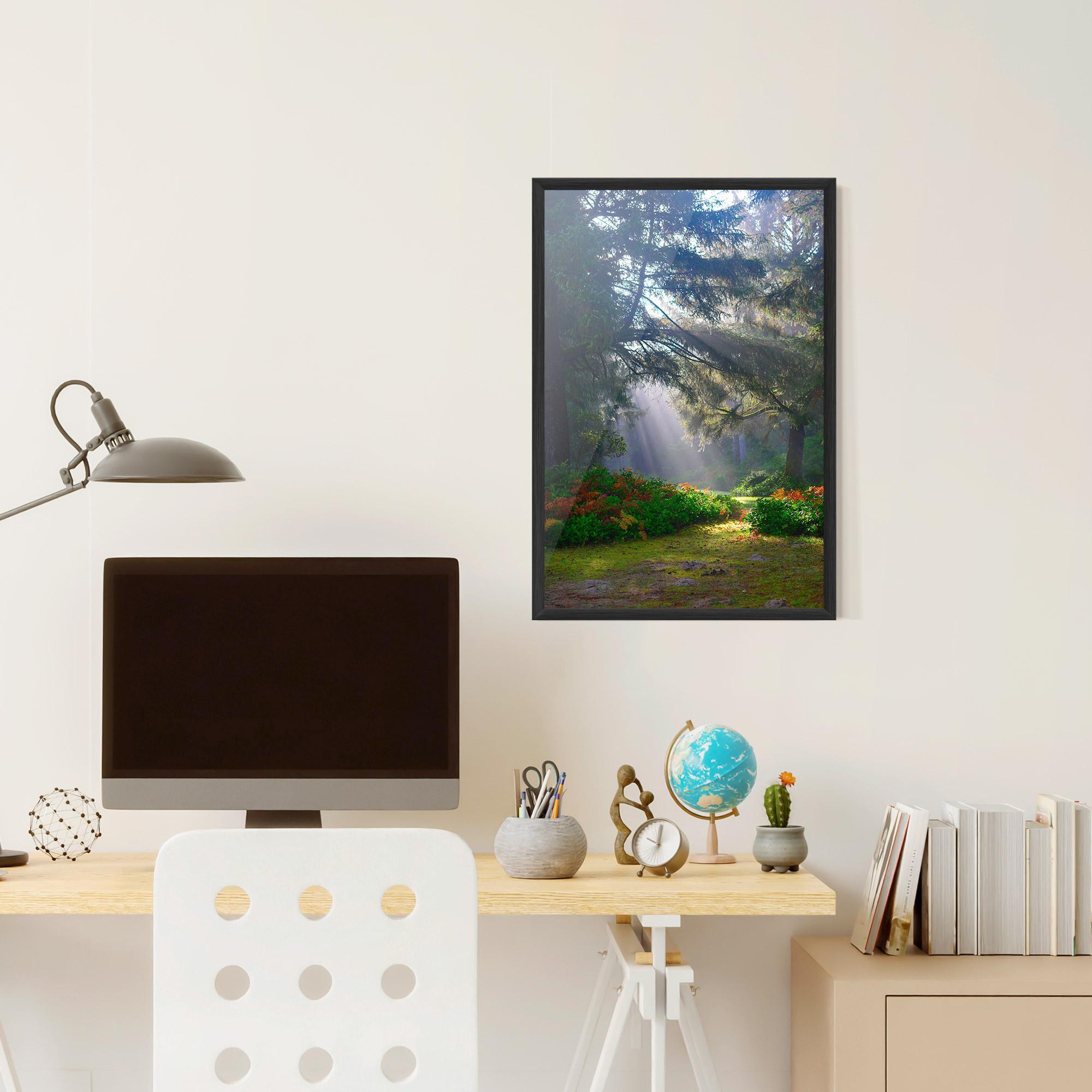 Poster Înrămat Forest Light mockup 6