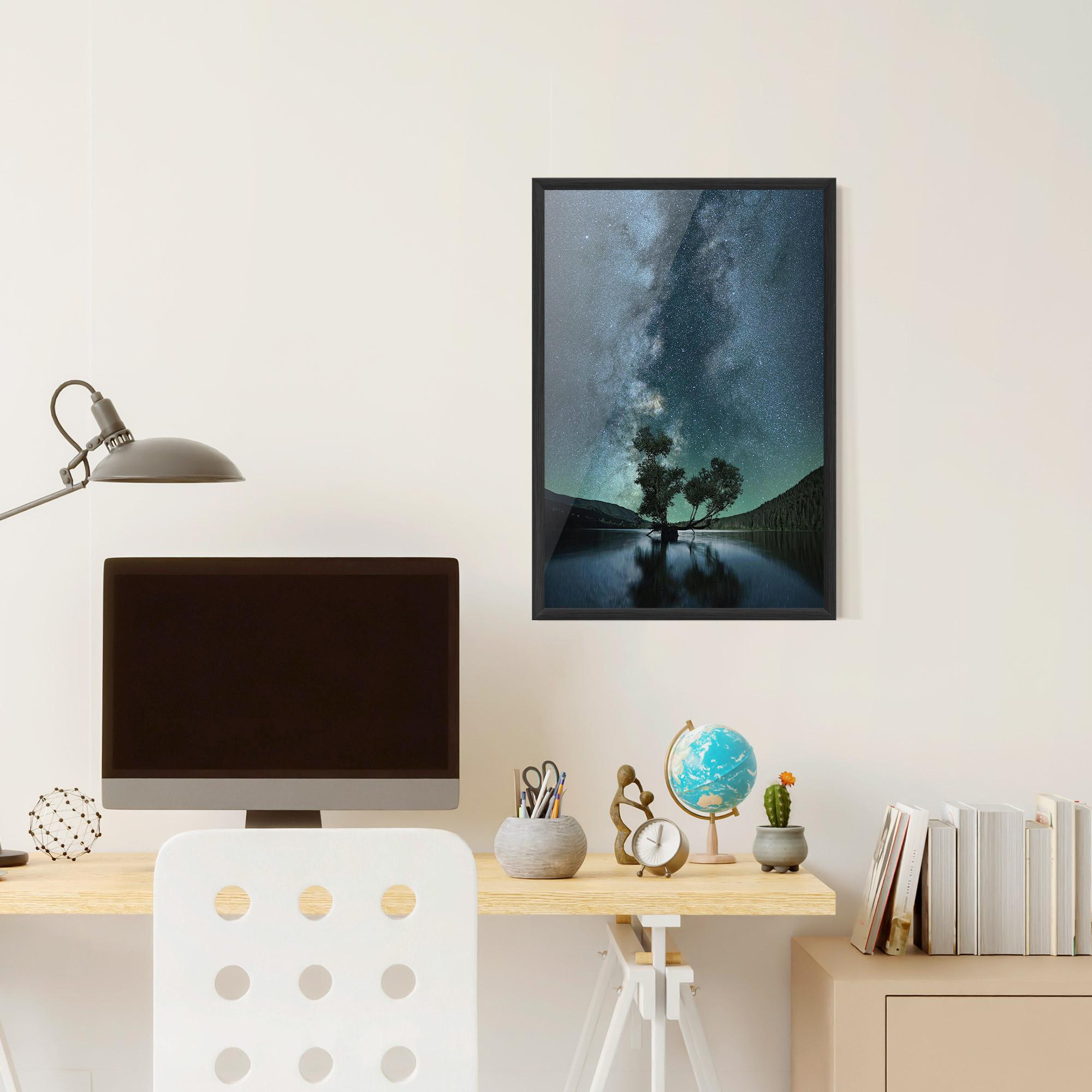 Poster Înrămat Lake Stars mockup 6