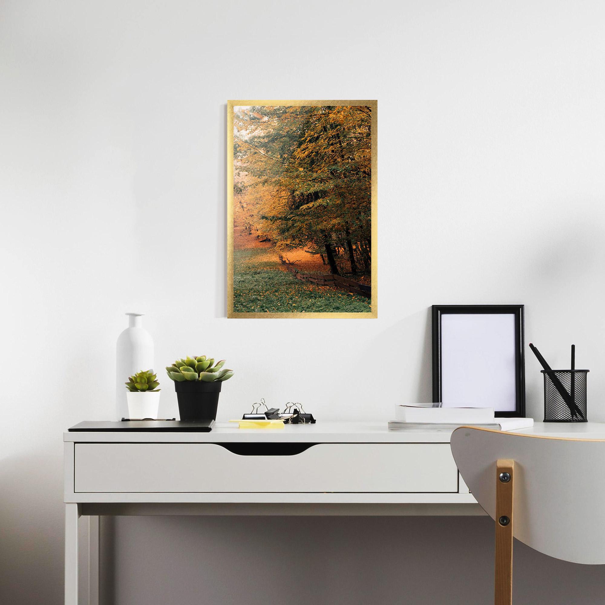 Poster Înrămat Autumn Forest mockup 7