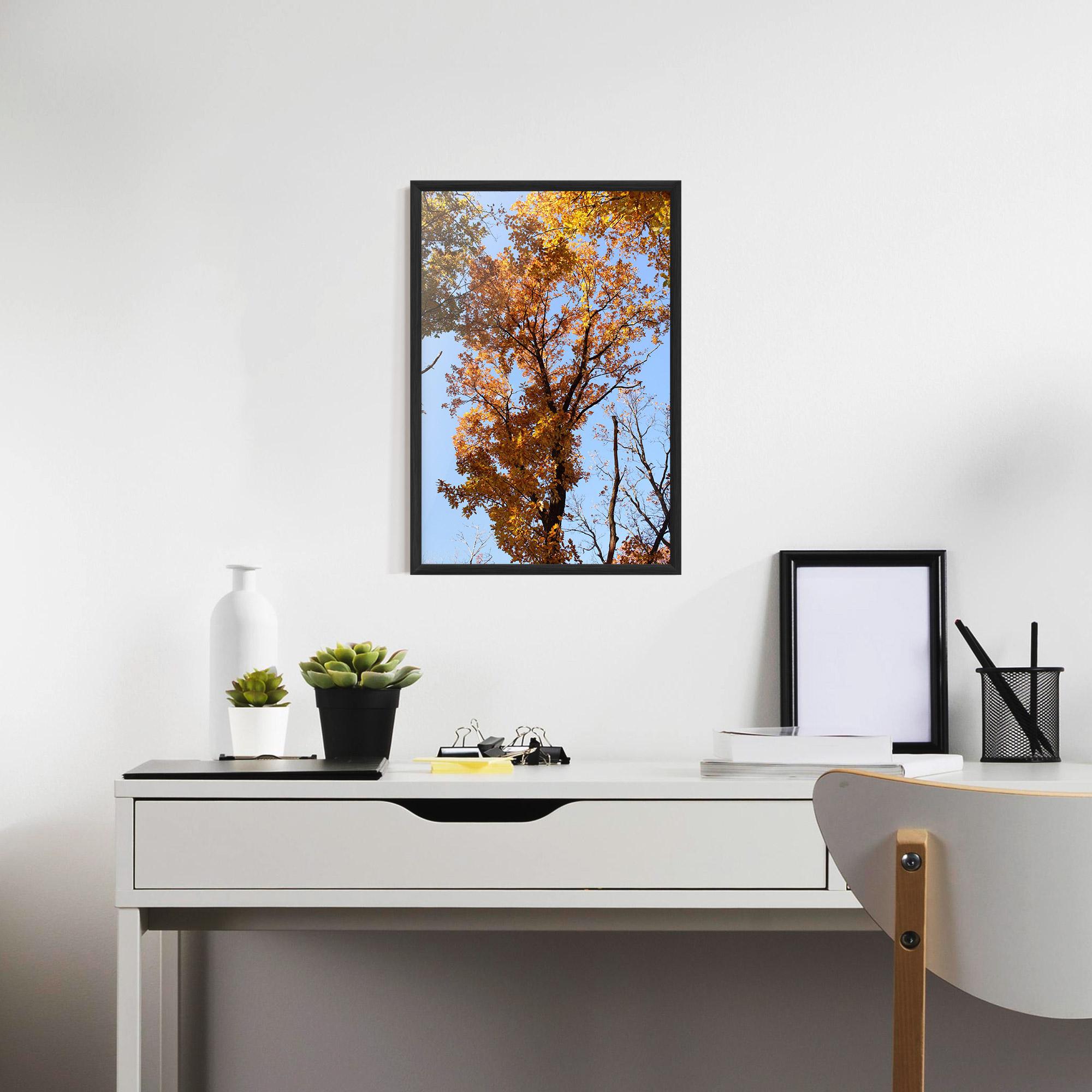 Poster Înrămat Yellow Tree Forest mockup 7