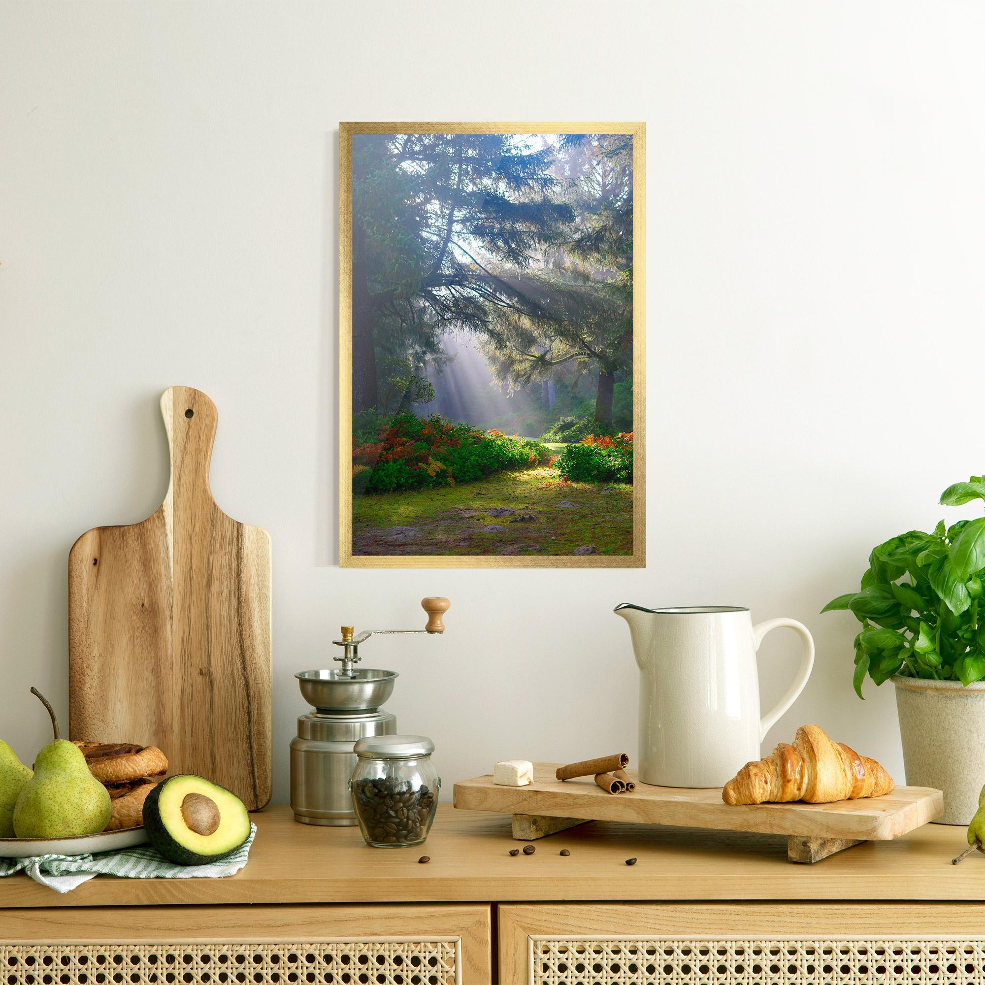 Poster Înrămat Forest Light mockup 8