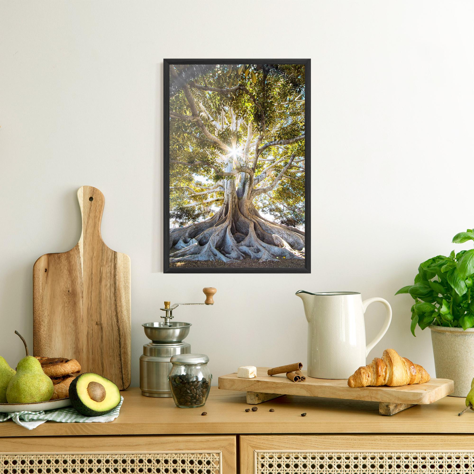 Poster Înrămat Big Old Tree mockup 8