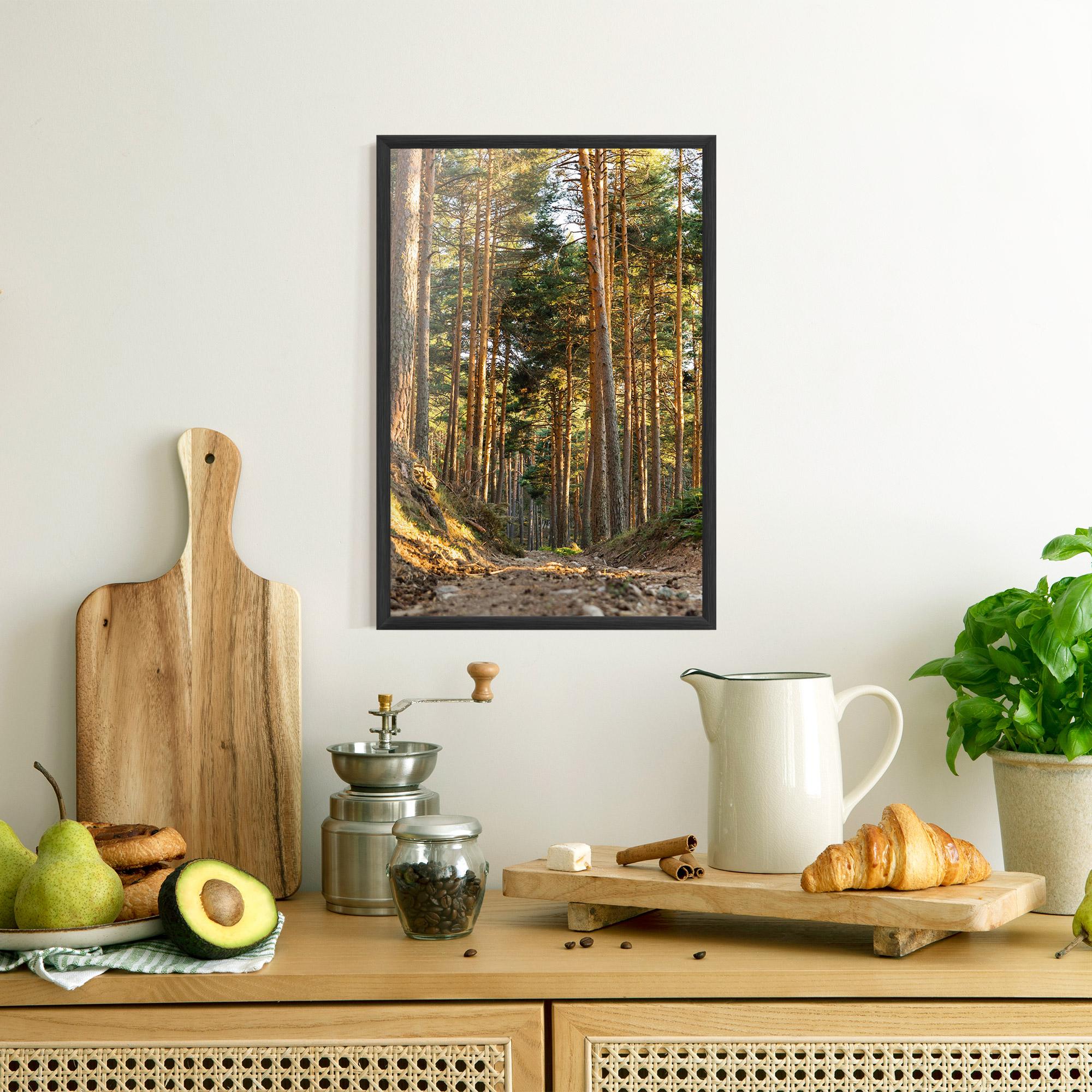 Poster Înrămat Big Trees Forest mockup 8