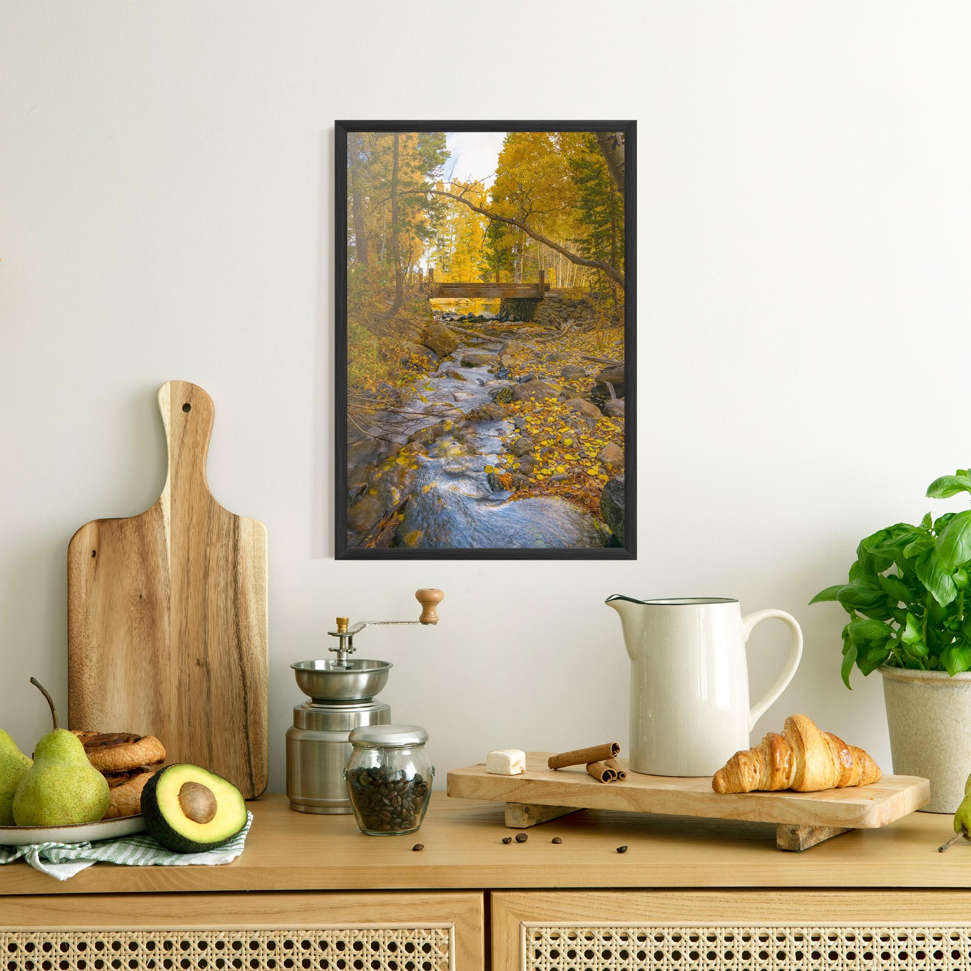 Poster Înrămat Yellow View Forest mockup 8
