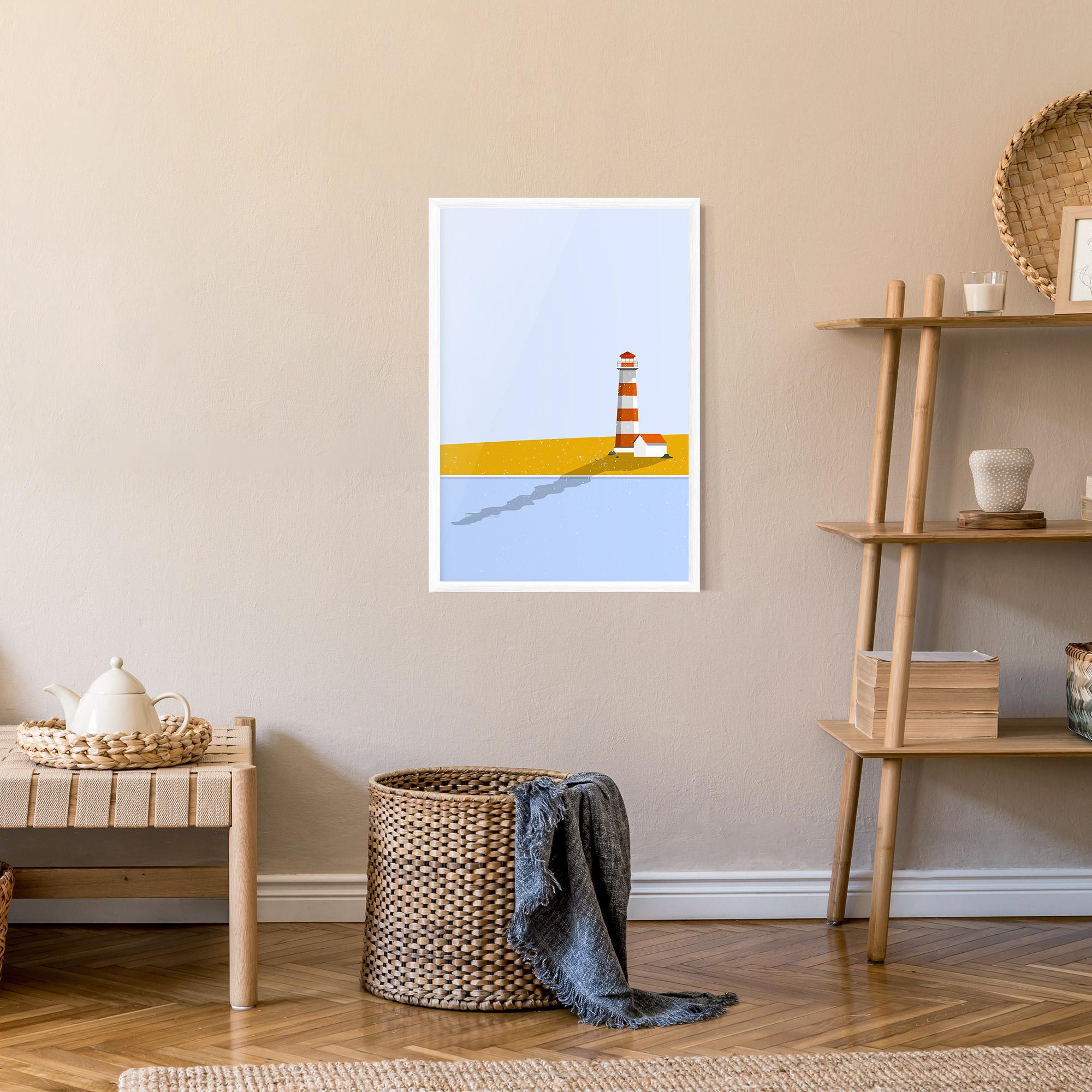 Poster Înrămat Beach Tower mockup 9