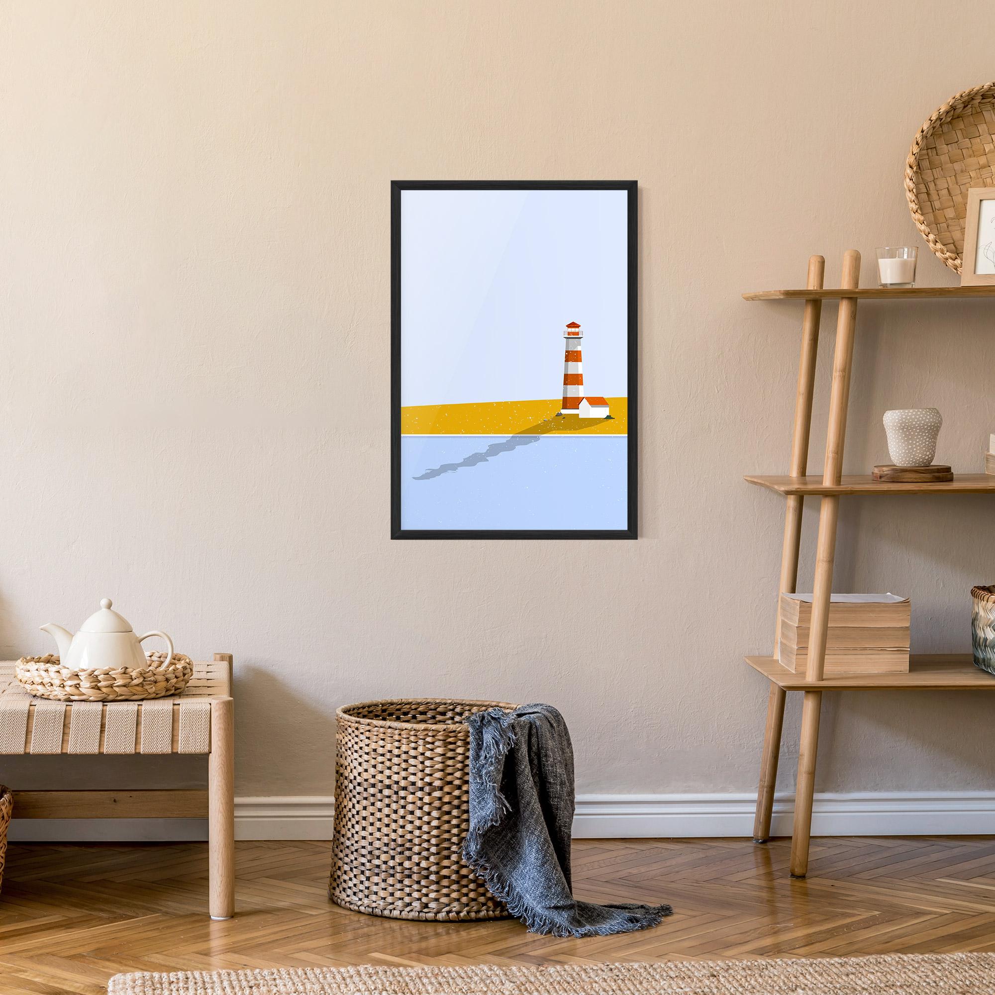 Poster Înrămat Beach Tower mockup 9