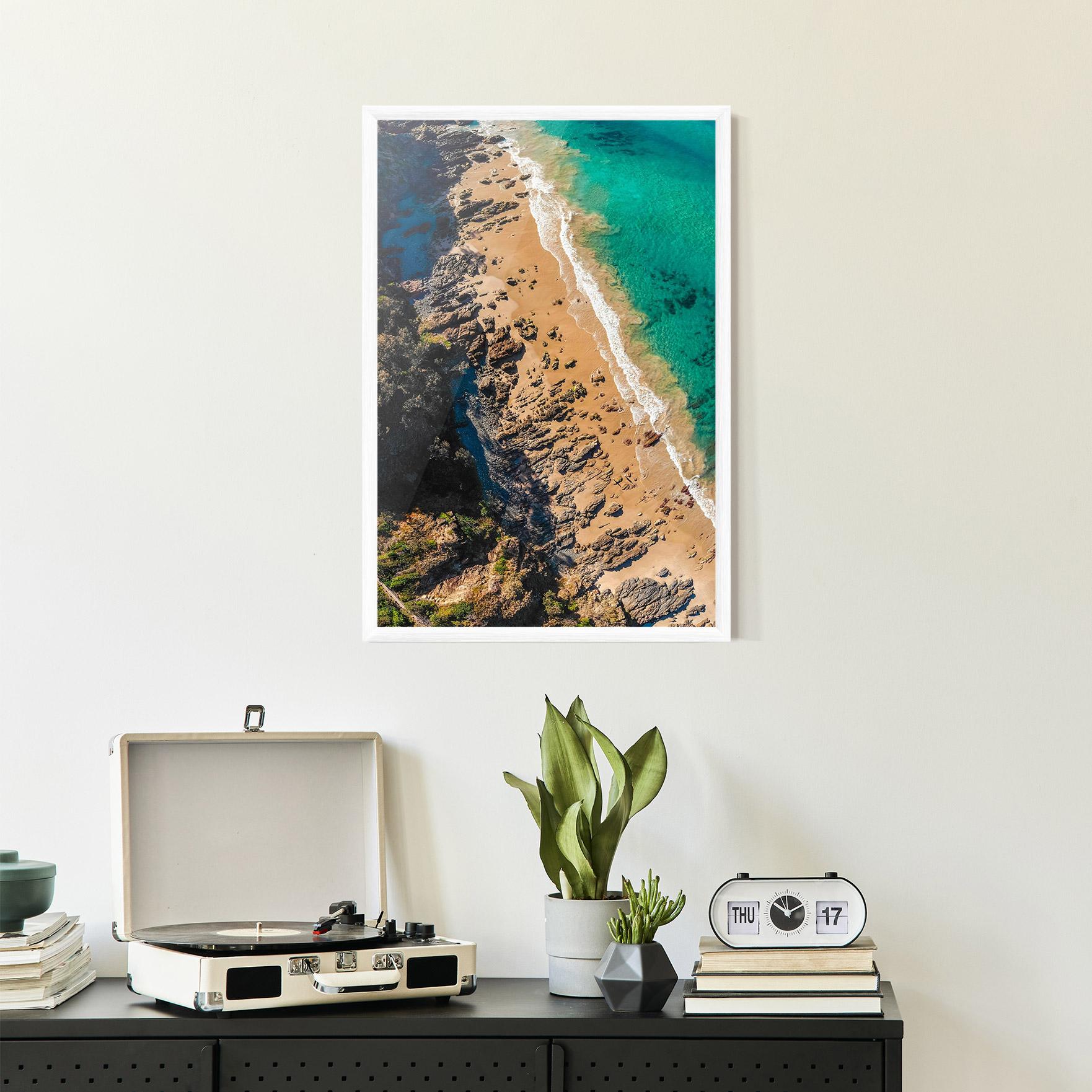 Poster Înrămat Rocky Beach mockup 2